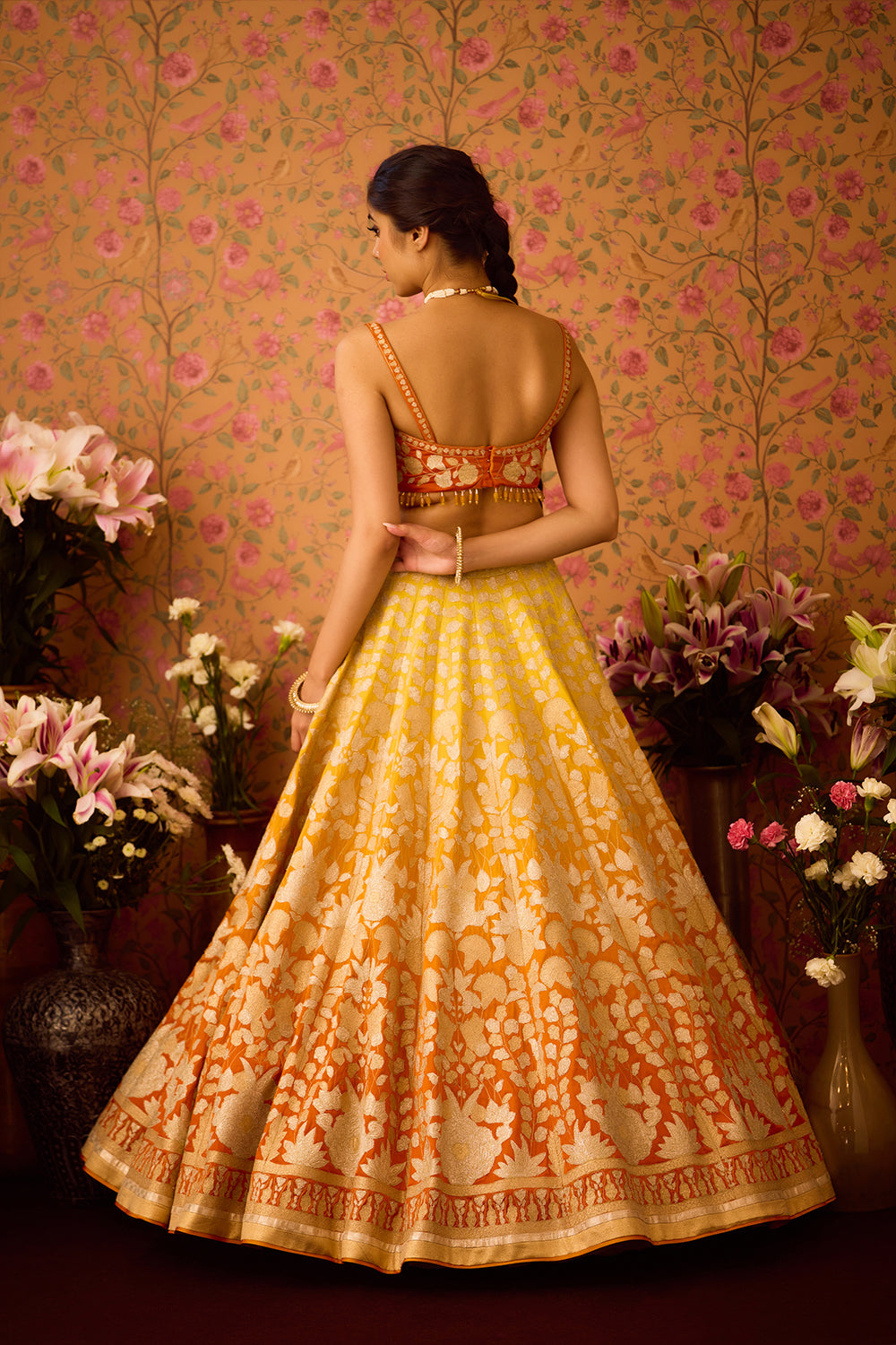 Spectra Yellow Lehenga Set