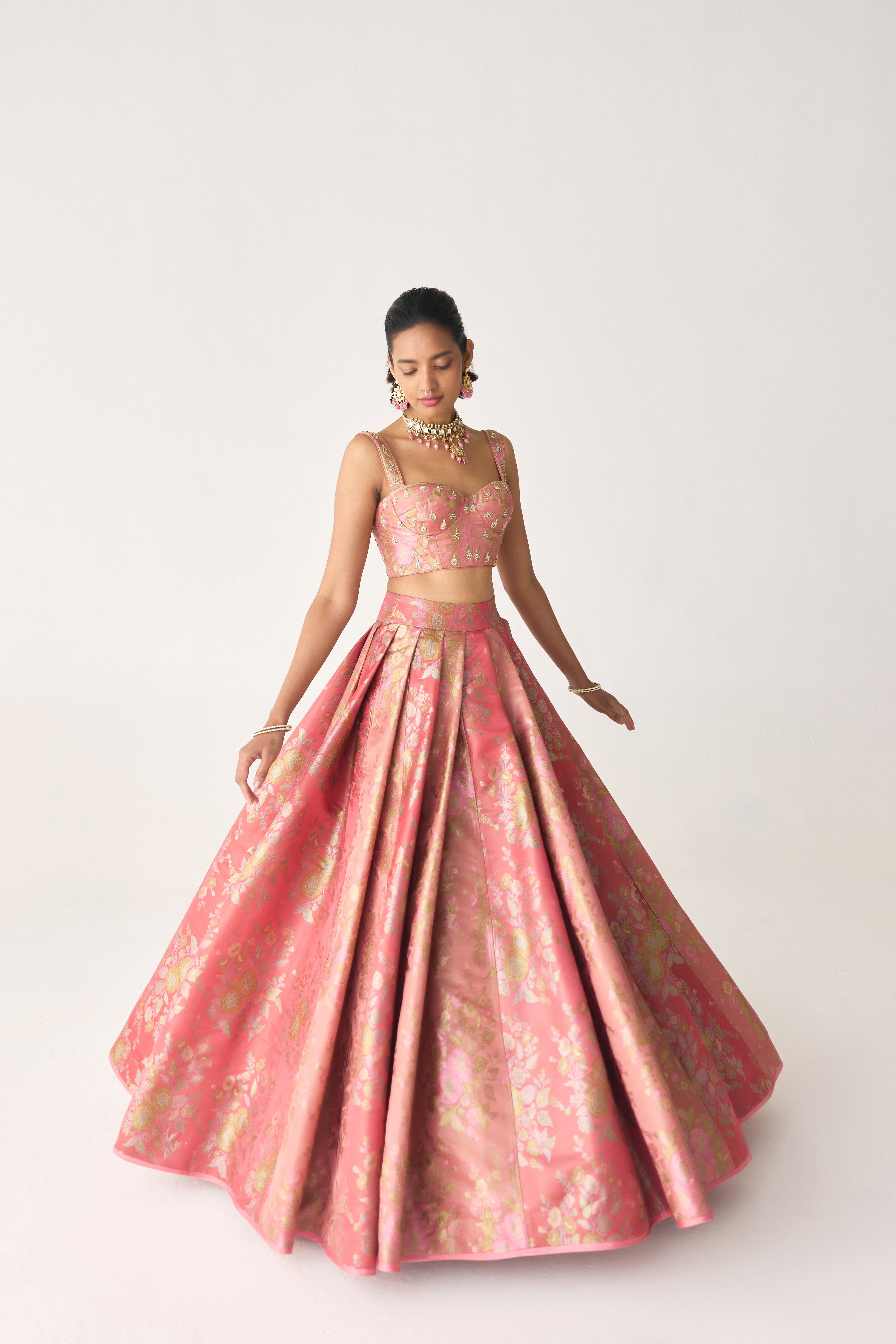 Tea Rose Lehenga Set