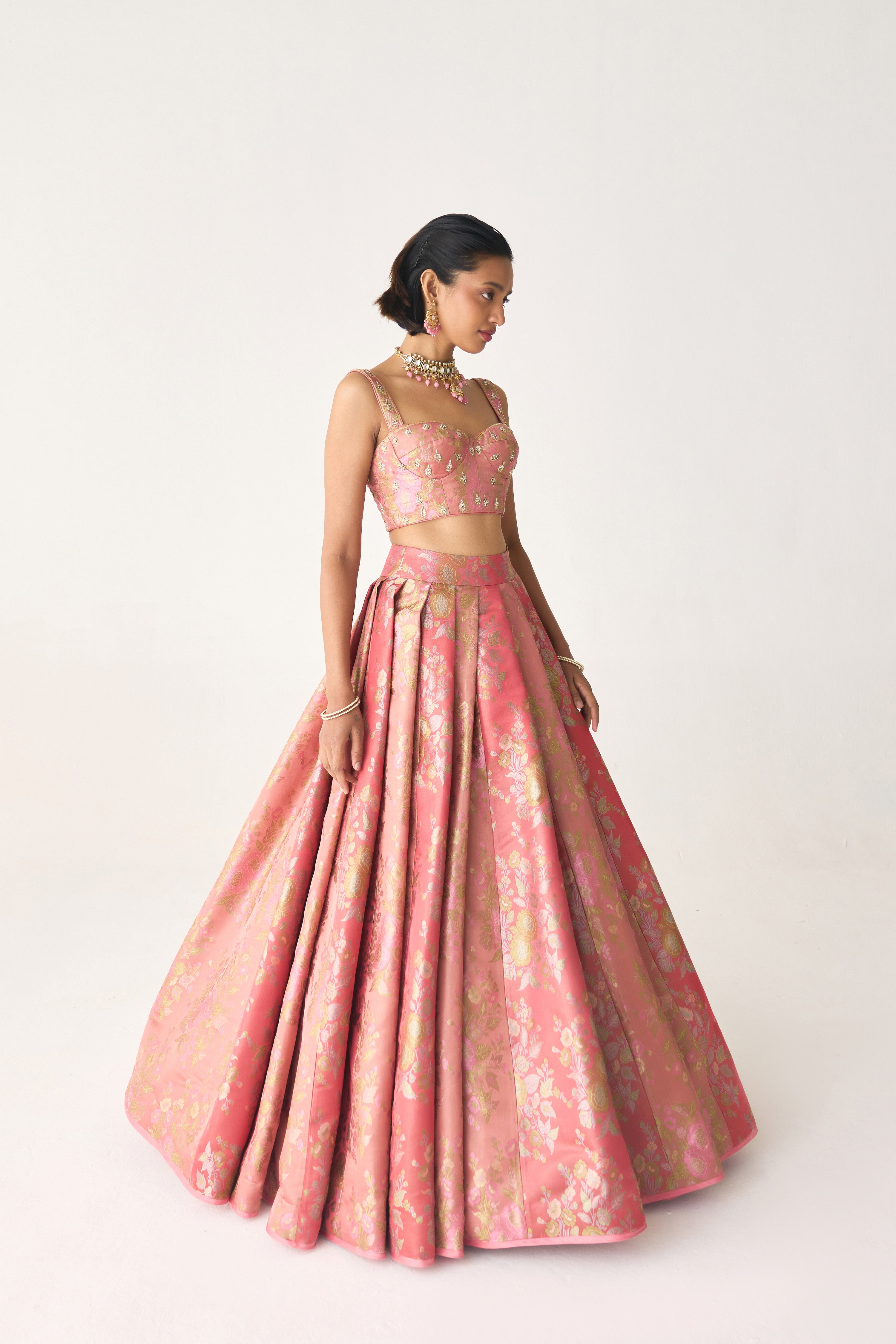 Tea Rose Lehenga Set
