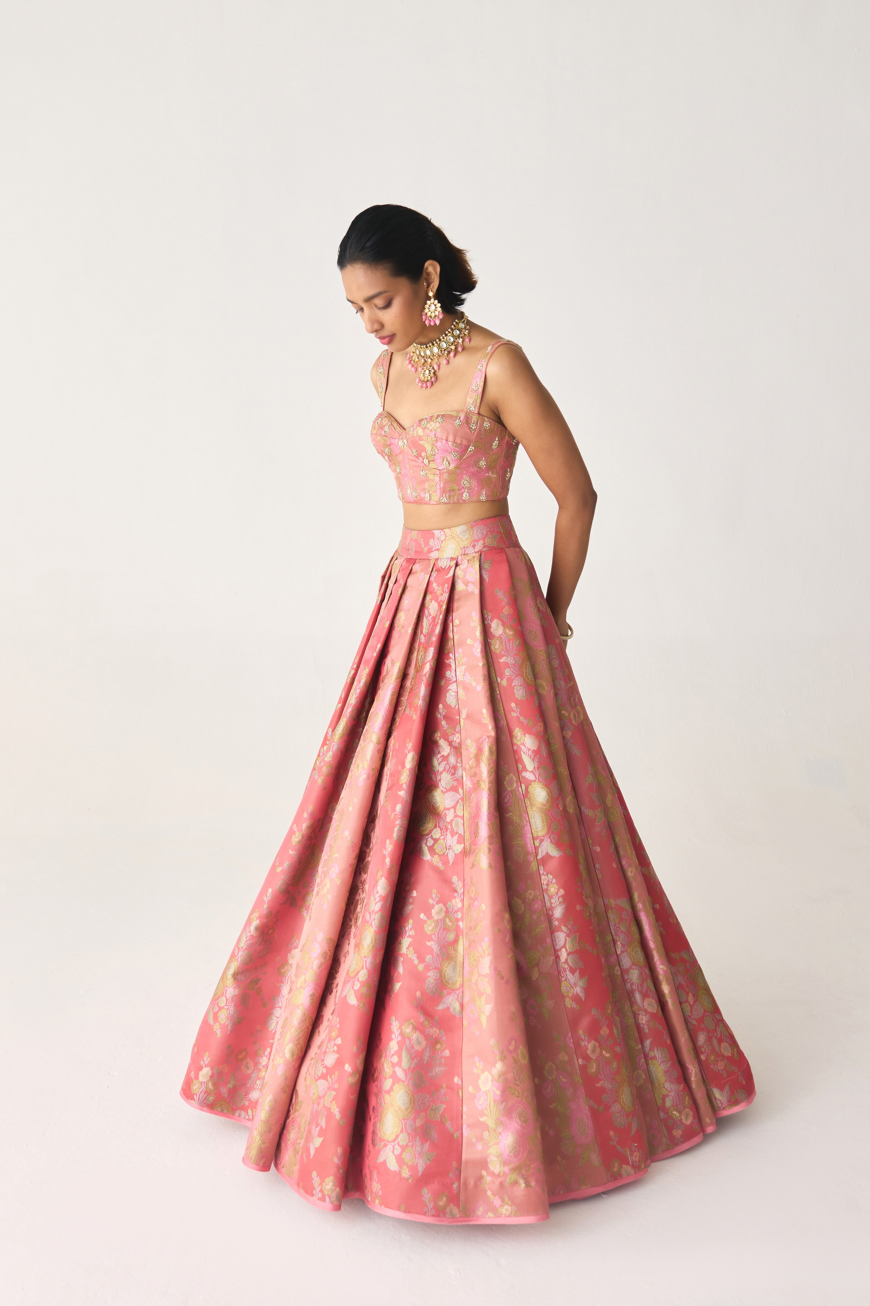 Tea Rose Lehenga Set