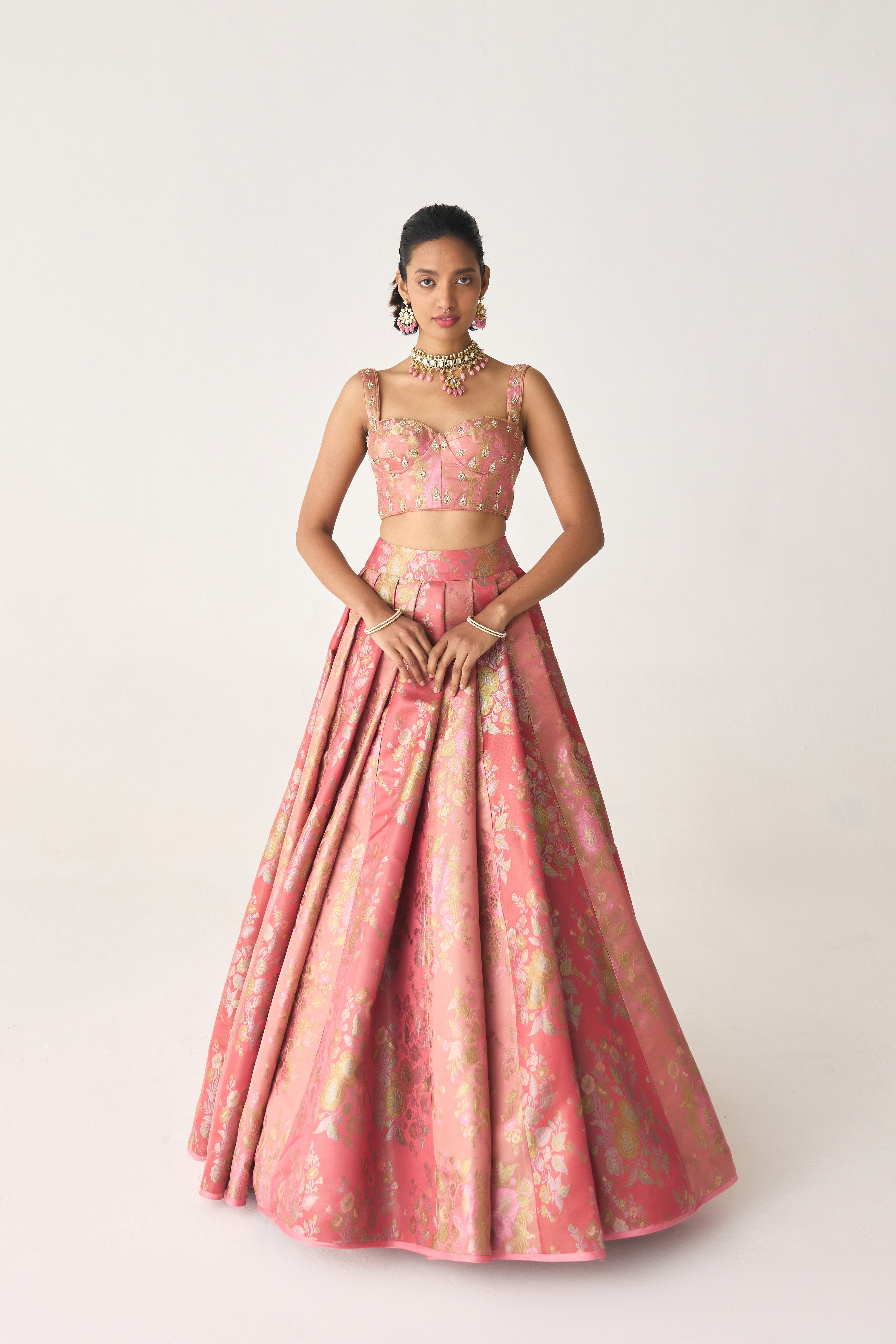 Tea Rose Lehenga Set