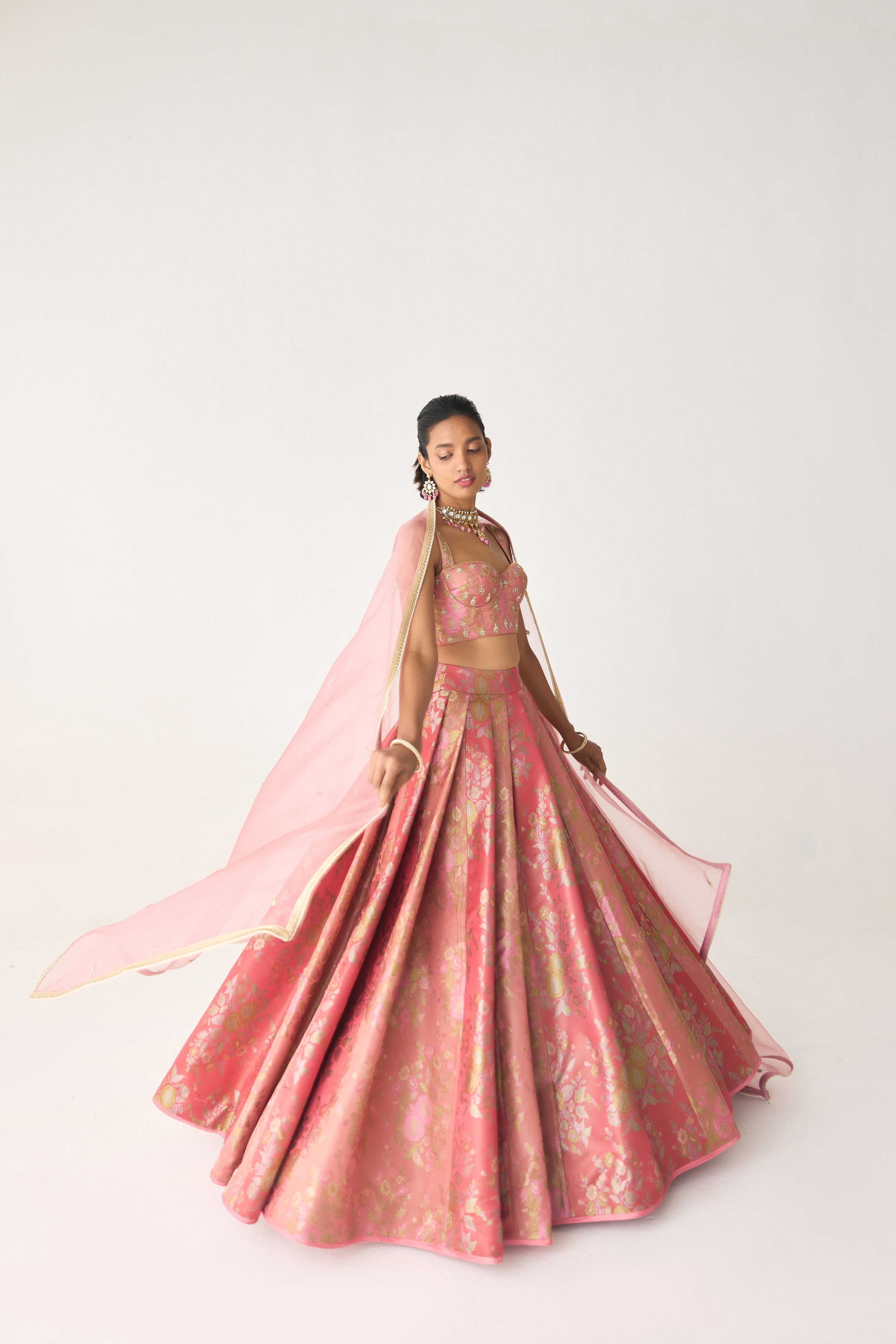 Tea Rose Lehenga Set