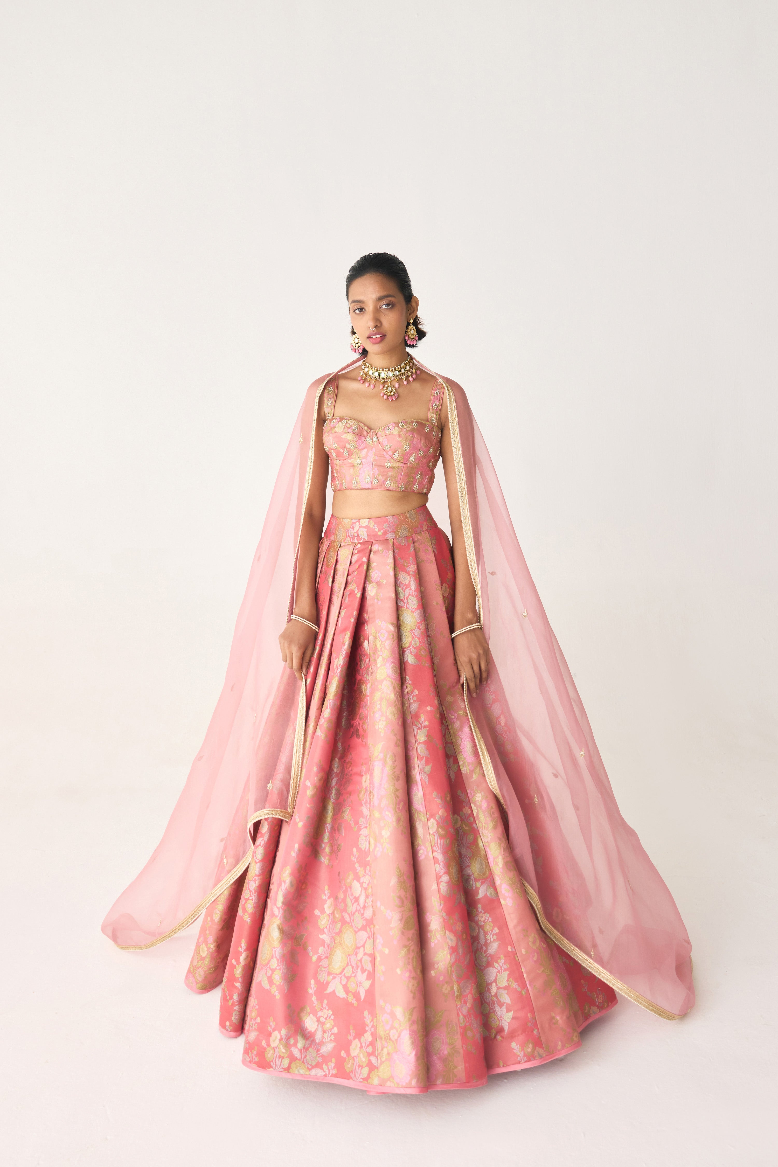 Tea Rose Lehenga Set