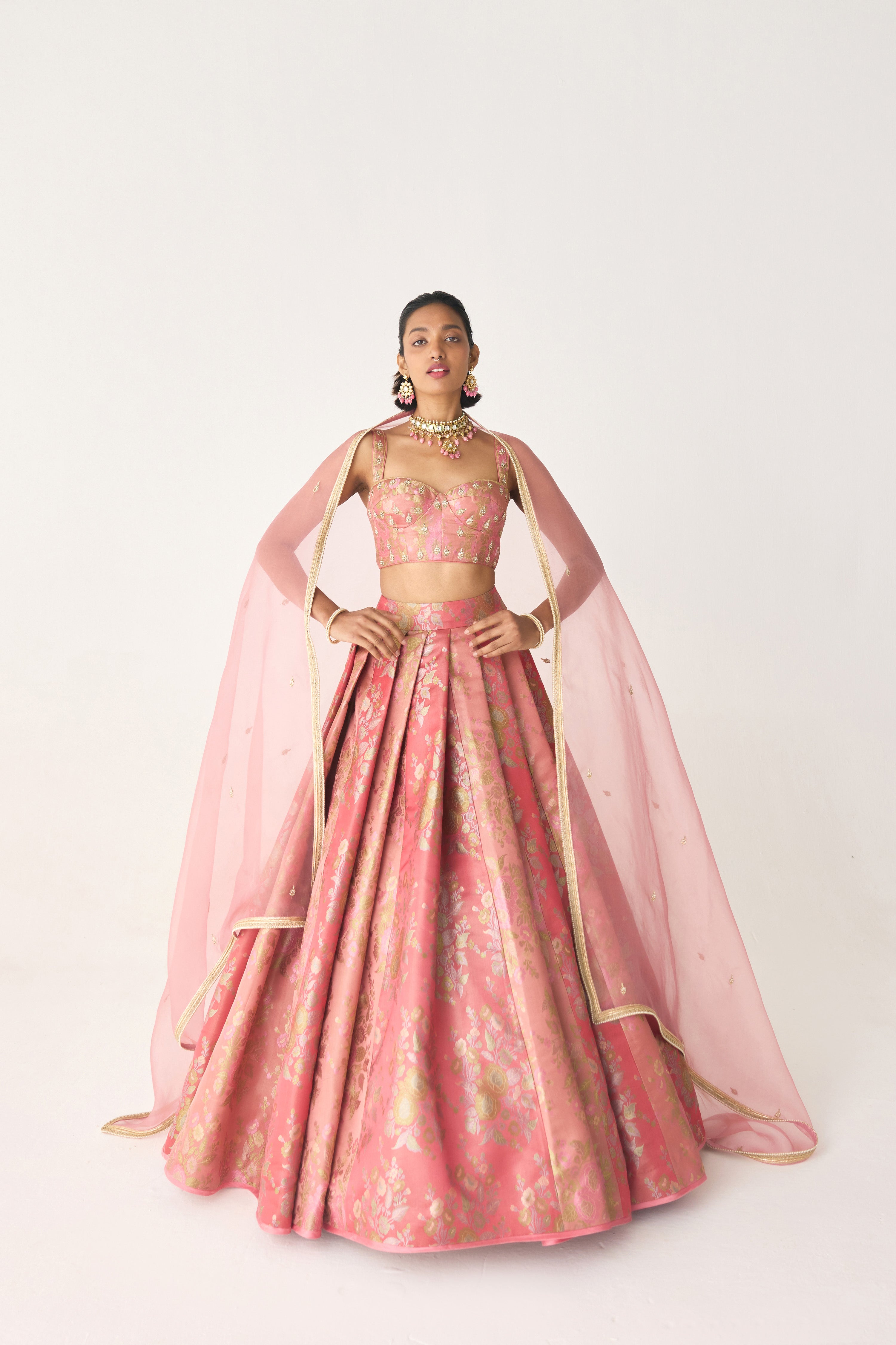 Tea Rose Lehenga Set