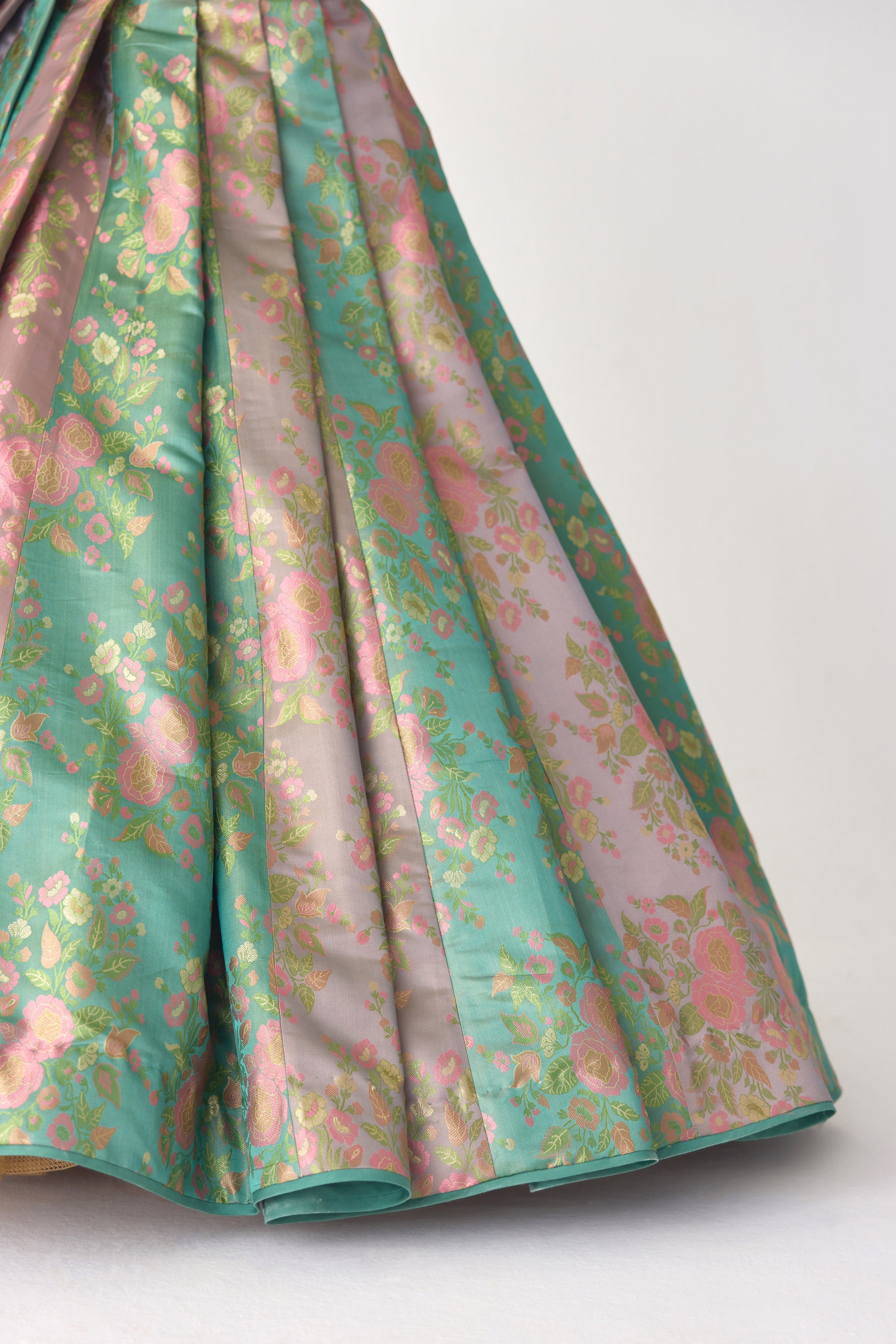 Smoke Green Lehenga Set