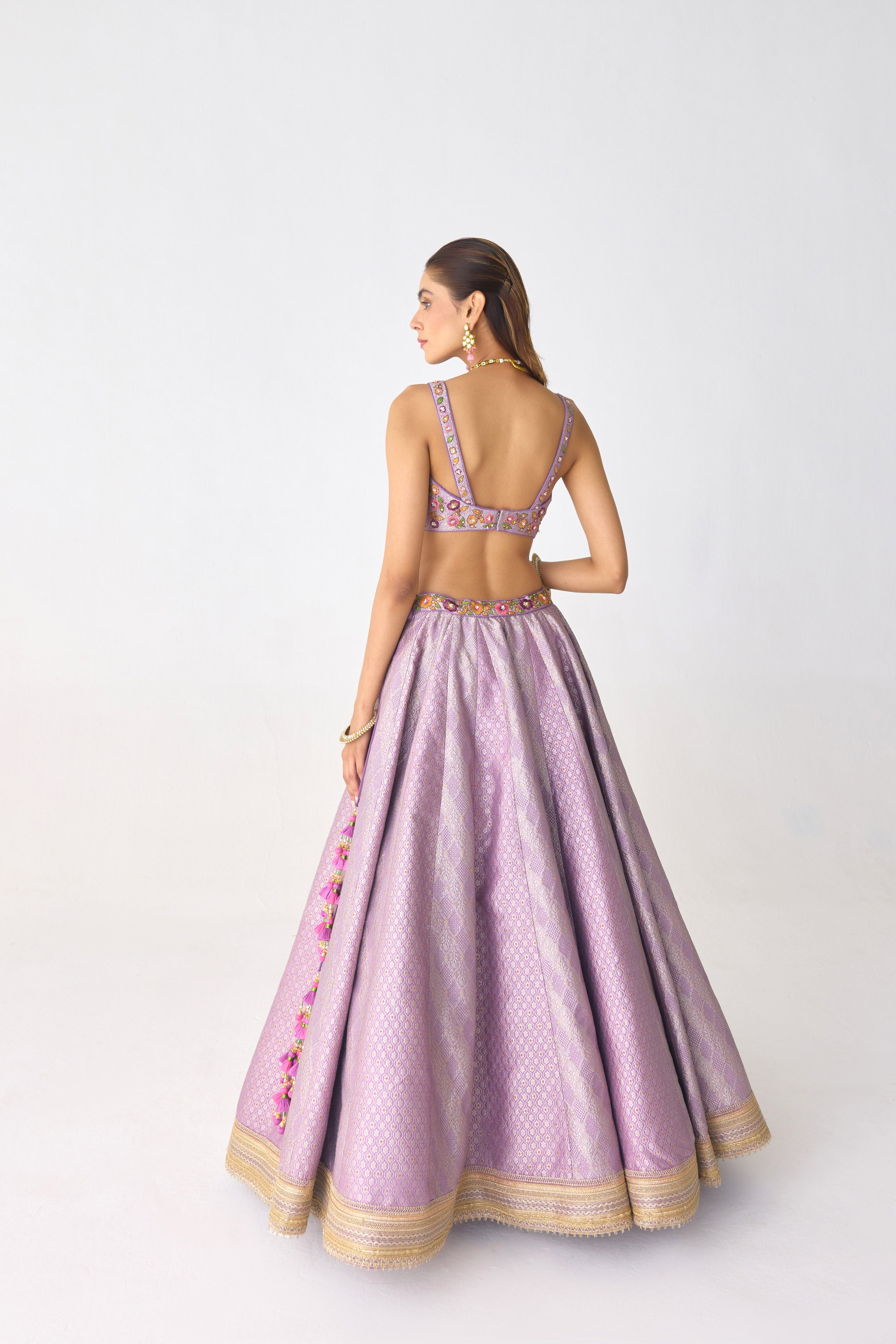 Valerian Lavender Lehenga Set