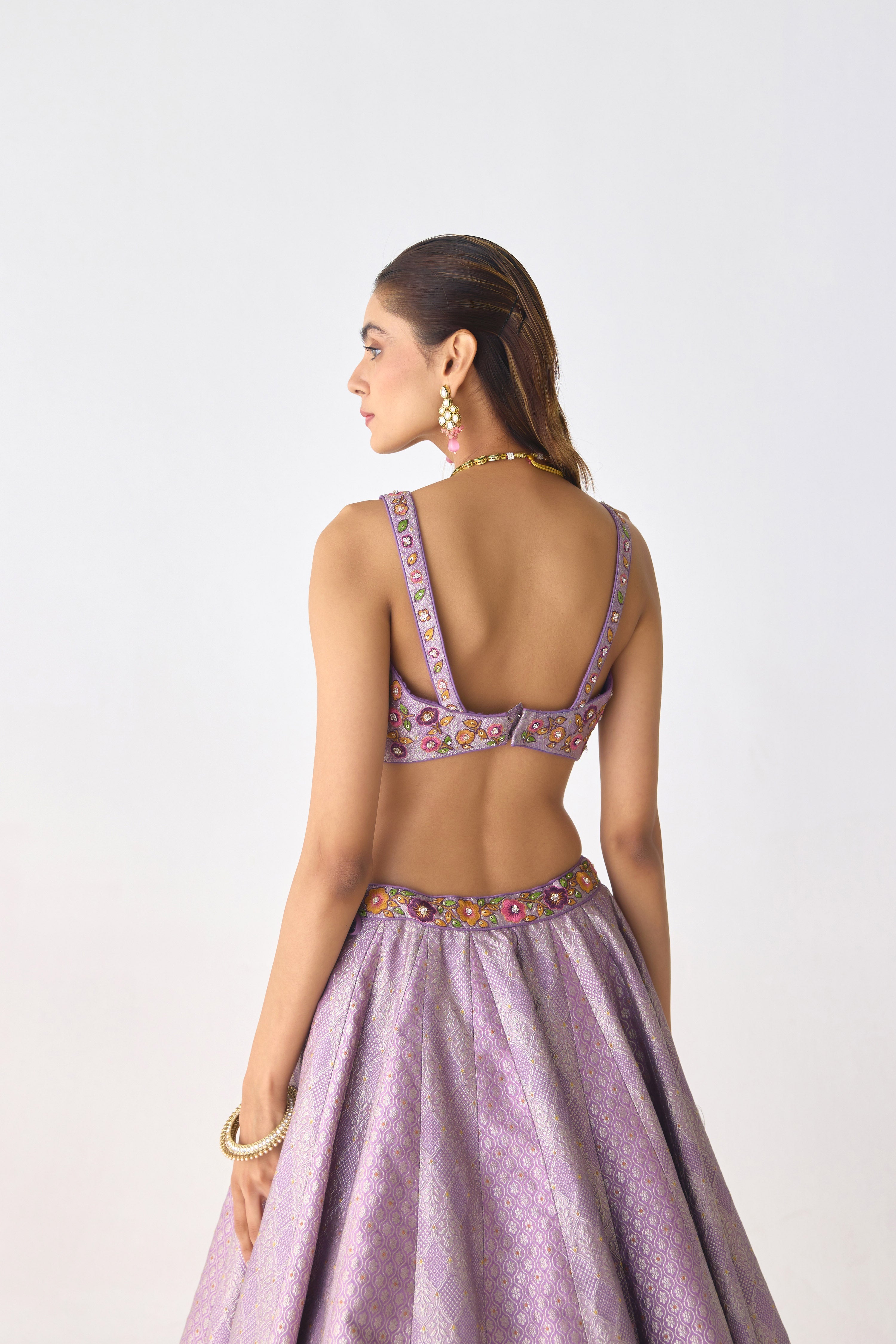 Valerian Lavender Lehenga Set