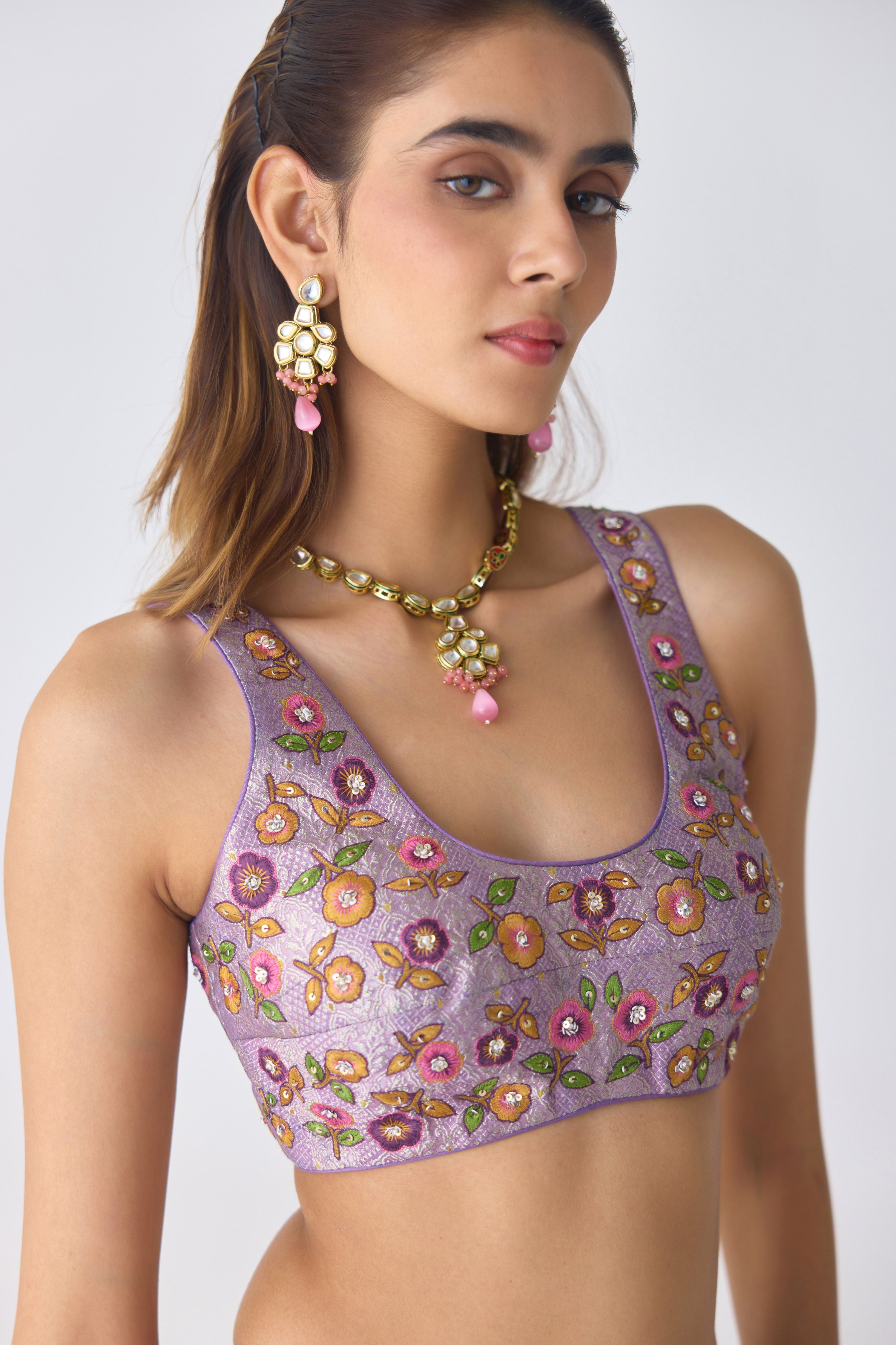 Valerian Lavender Lehenga Set