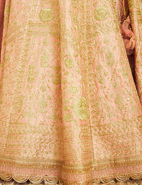 Light Pink Lehenga Set