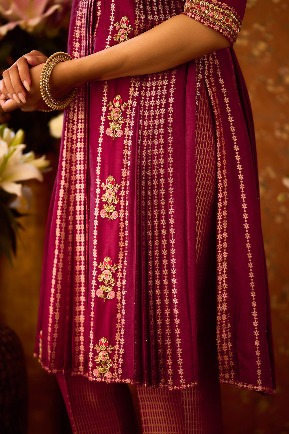 Raspberry Purple Kurta Set