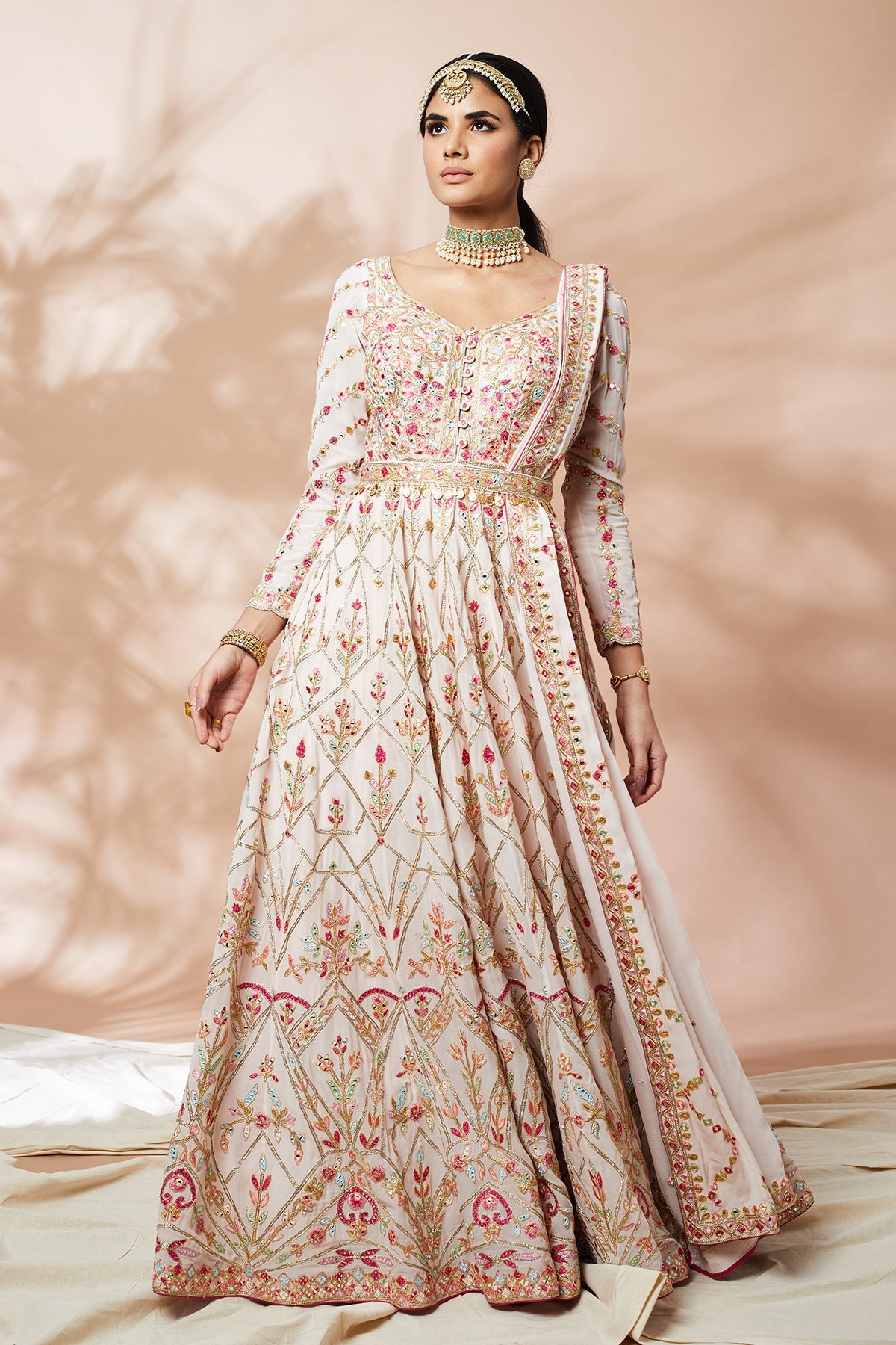 Light Pink Anarkali
