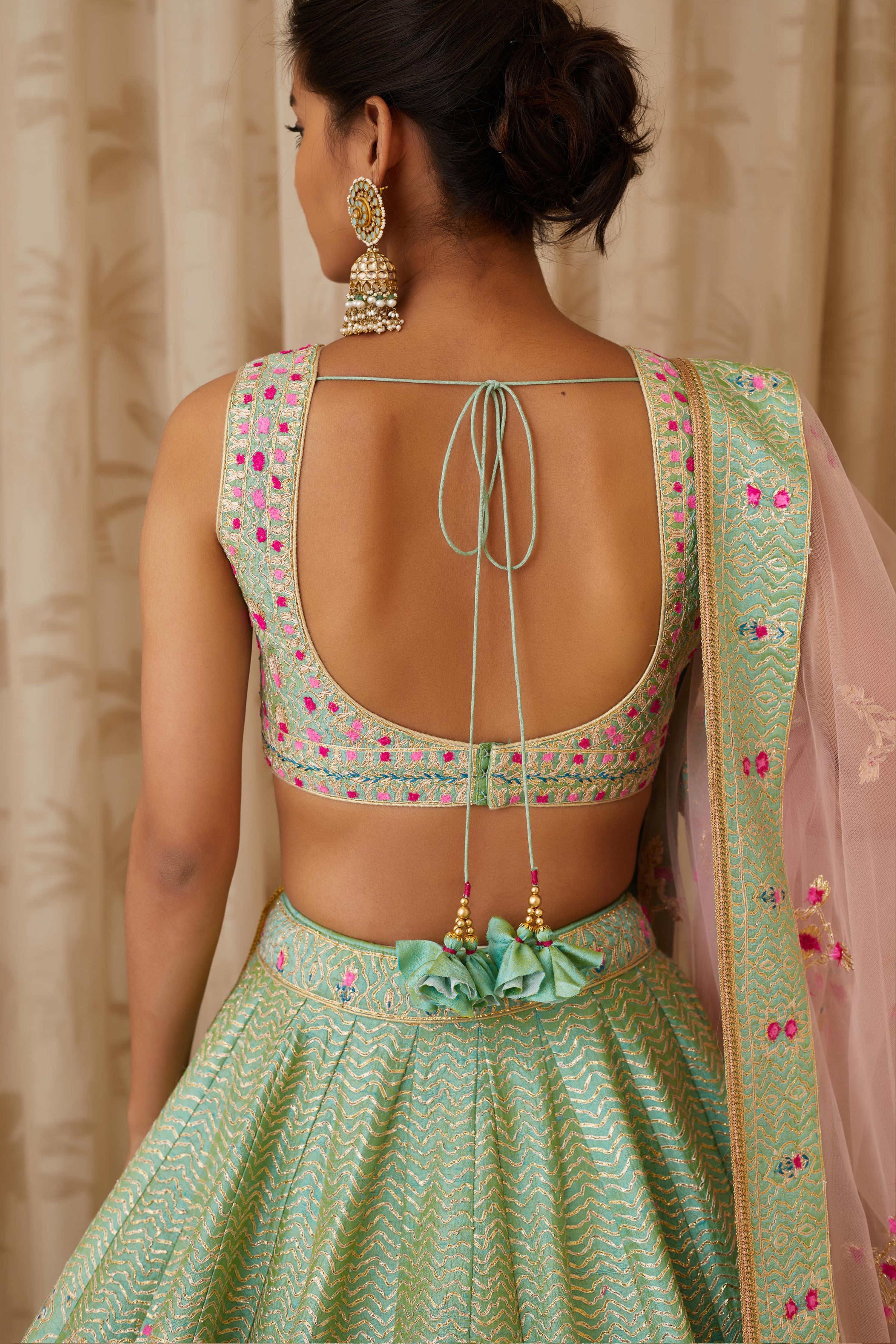Sea Green Lehenga Set