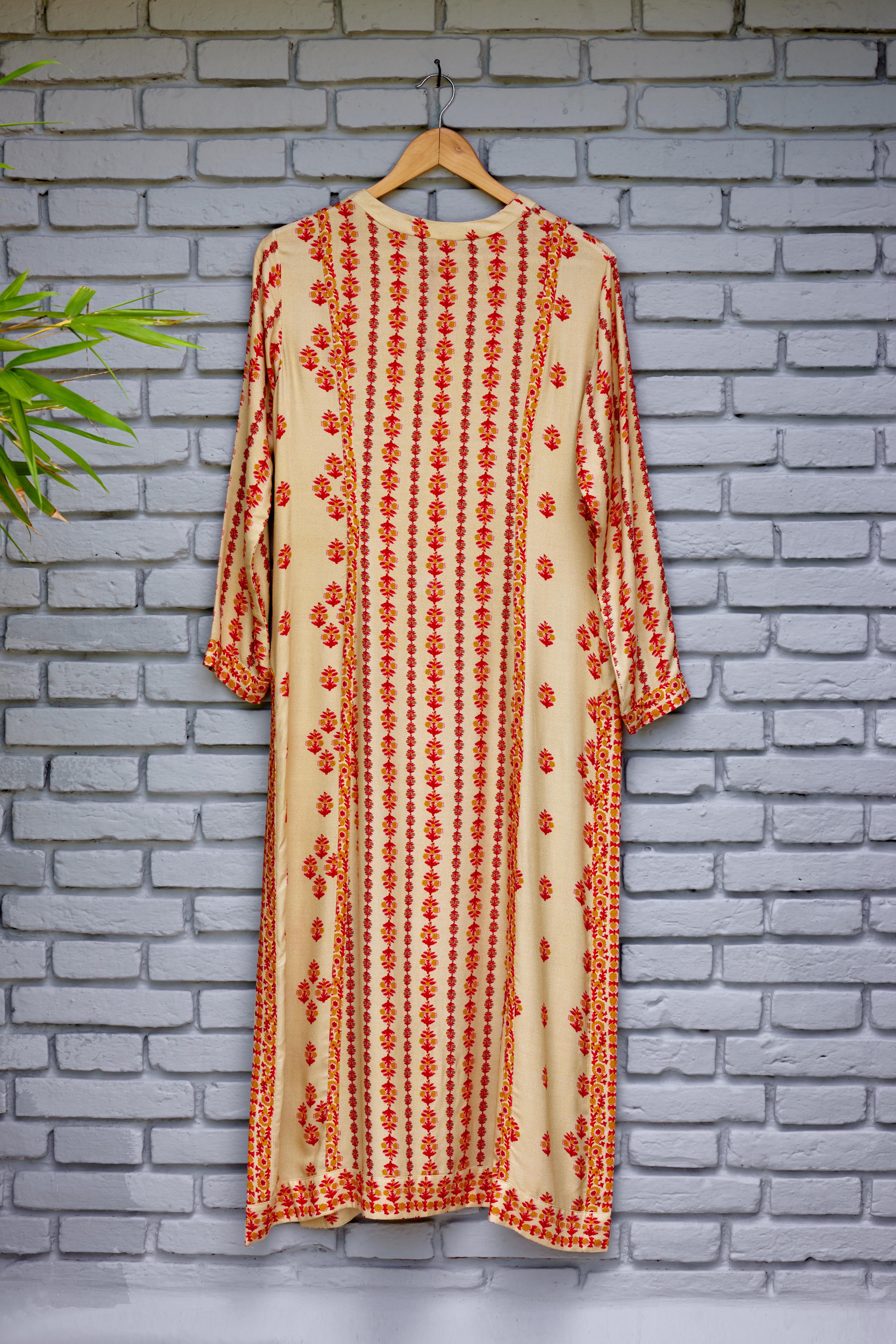 Beige Kurta Set