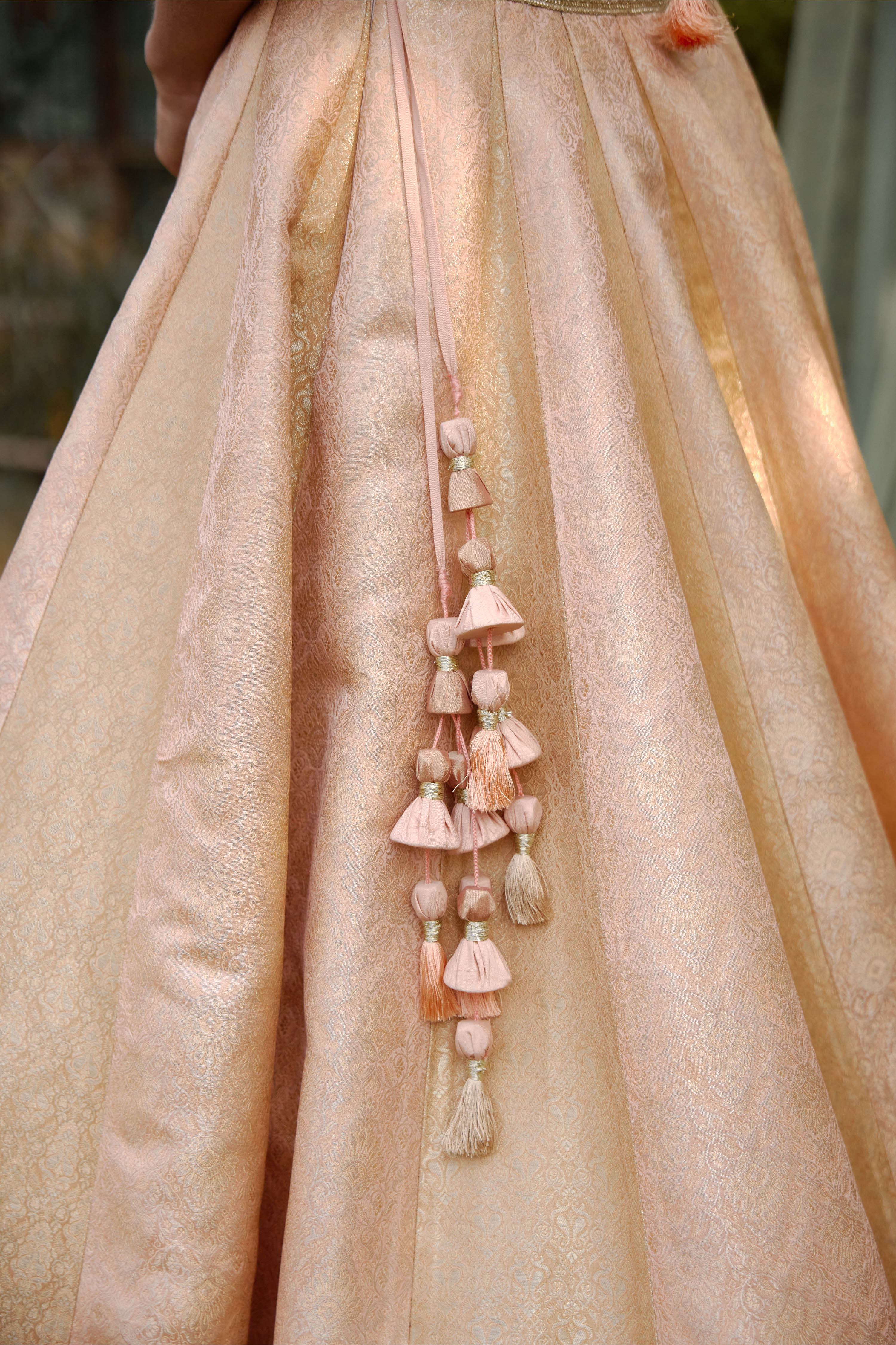 Old Rose Pink Lehenga Set