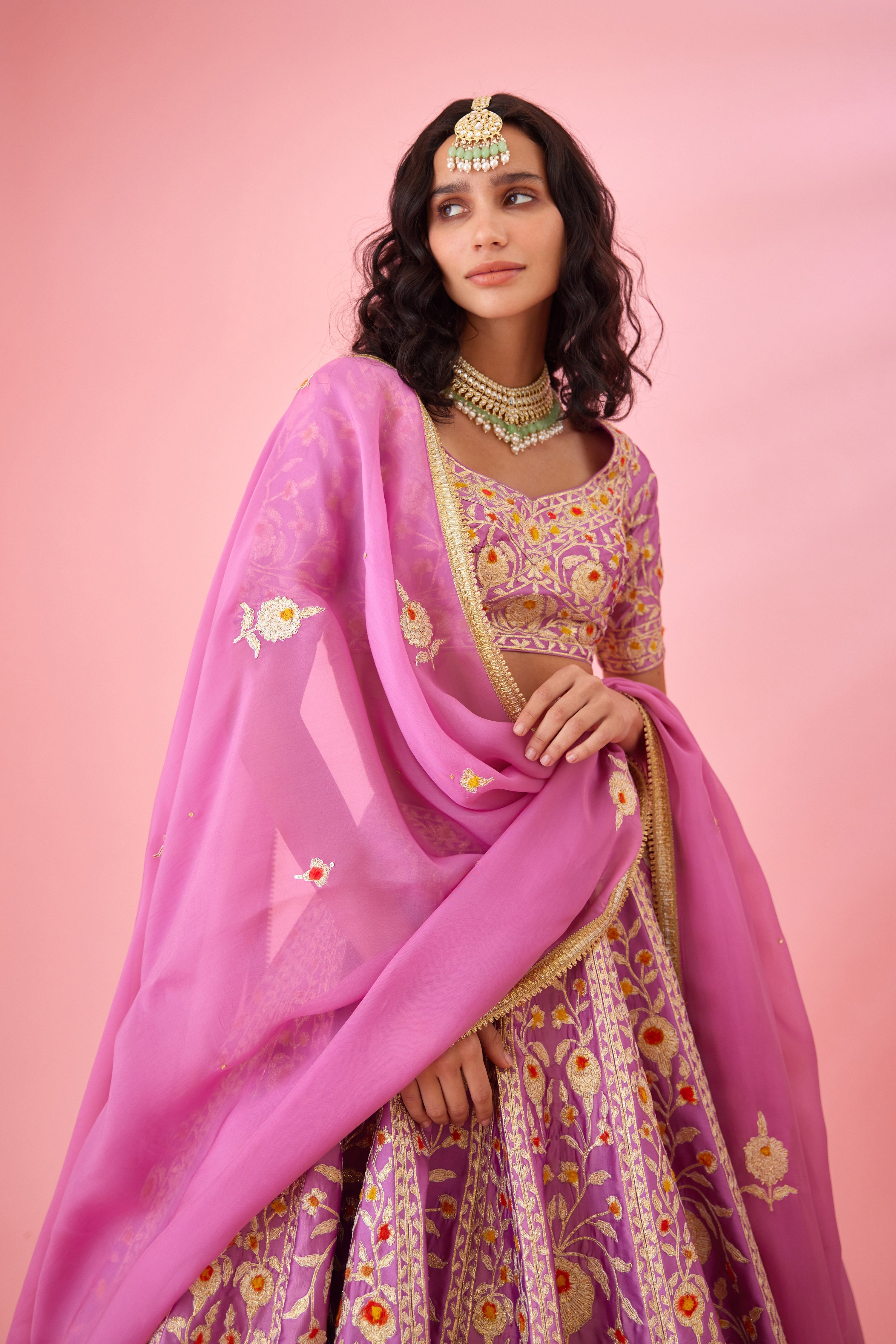 Orchid Lavender Lehenga Set
