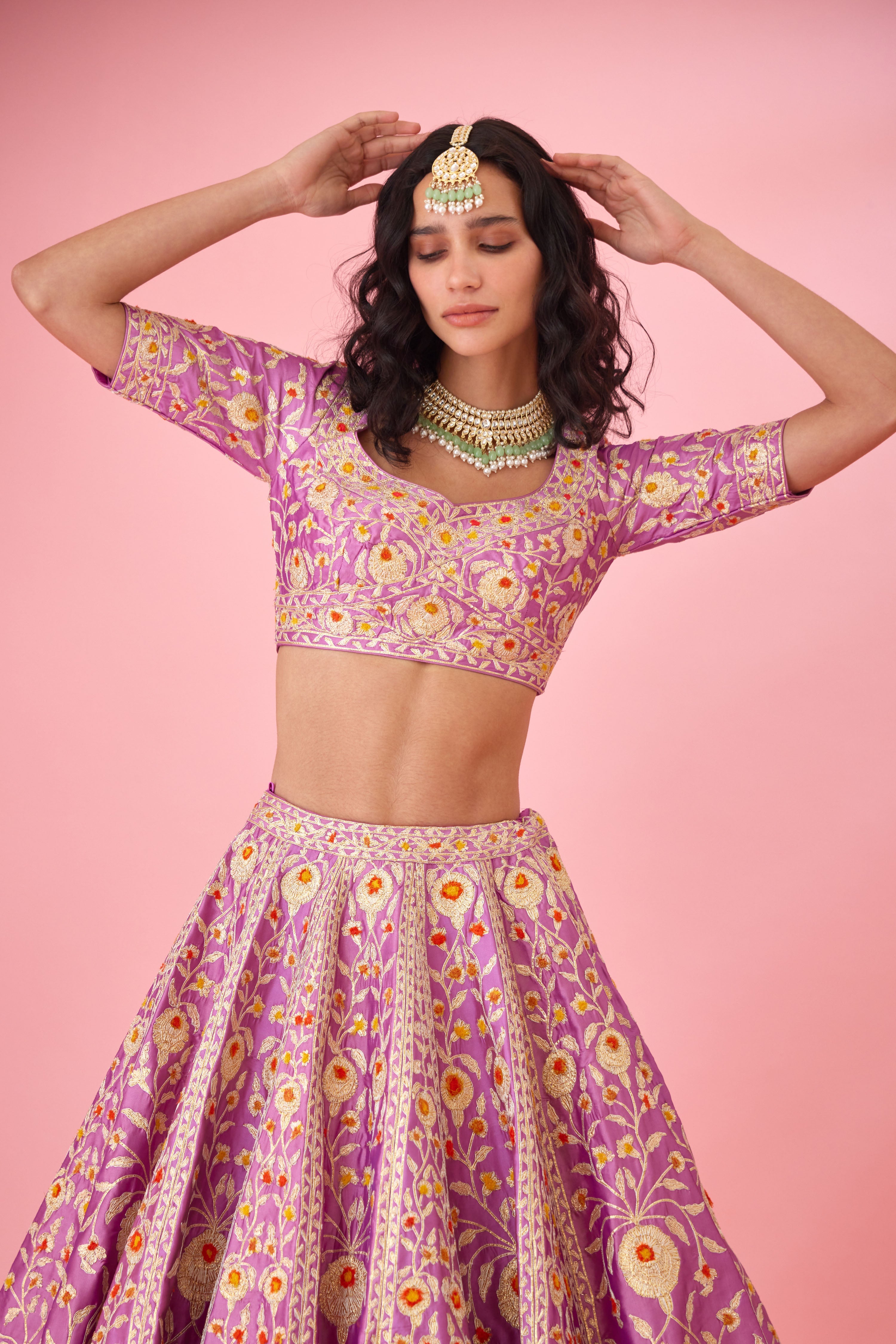 Orchid Lavender Lehenga Set