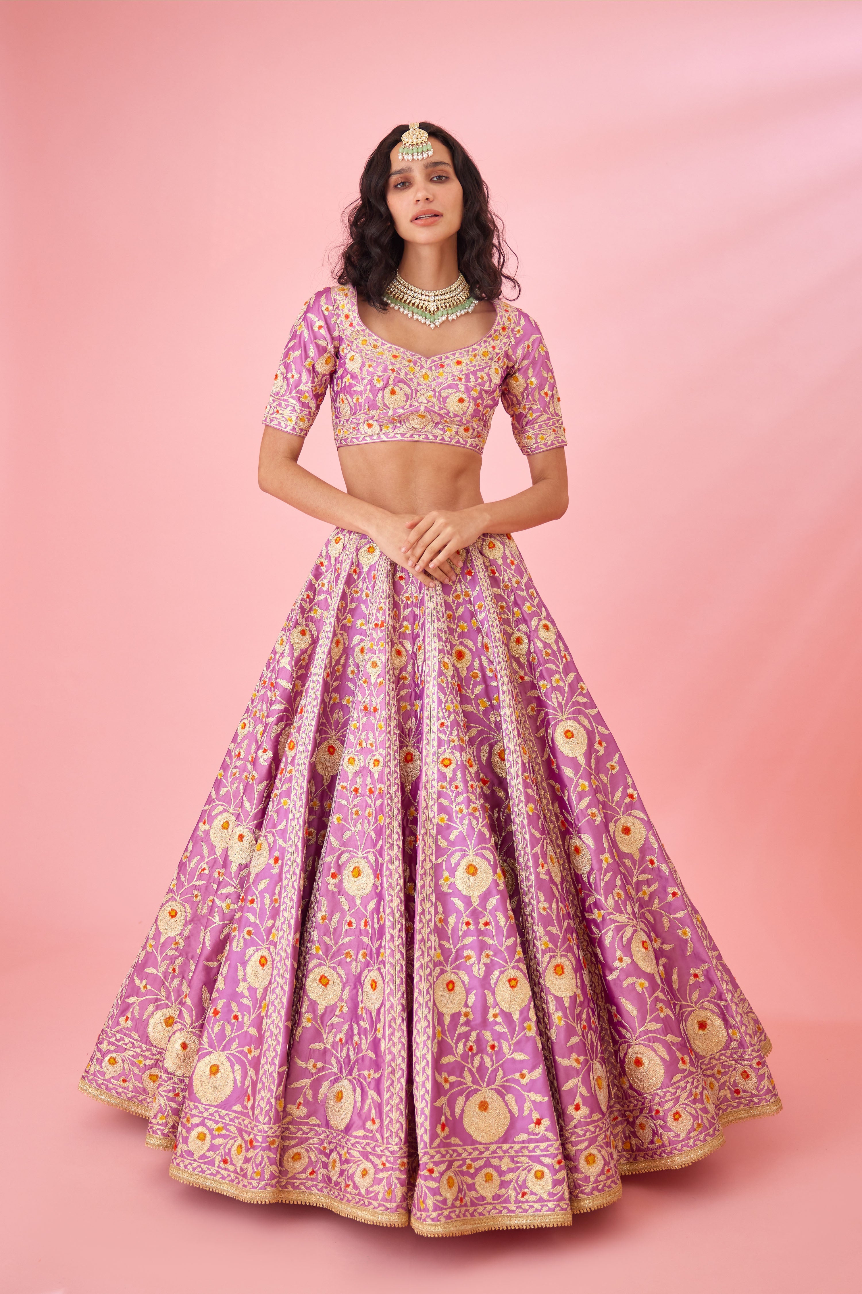 Orchid Lavender Lehenga Set
