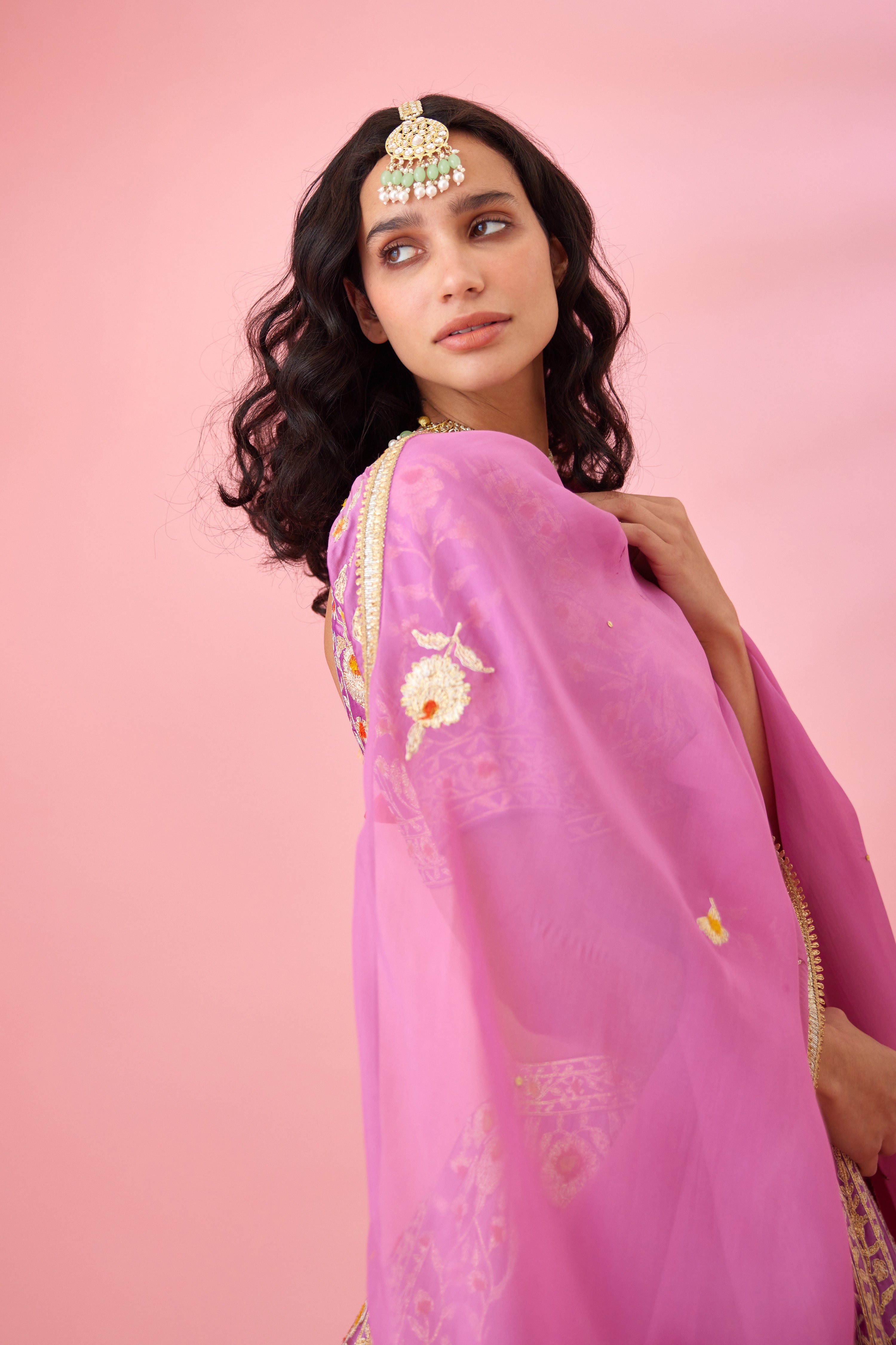 Orchid Lavender Lehenga Set