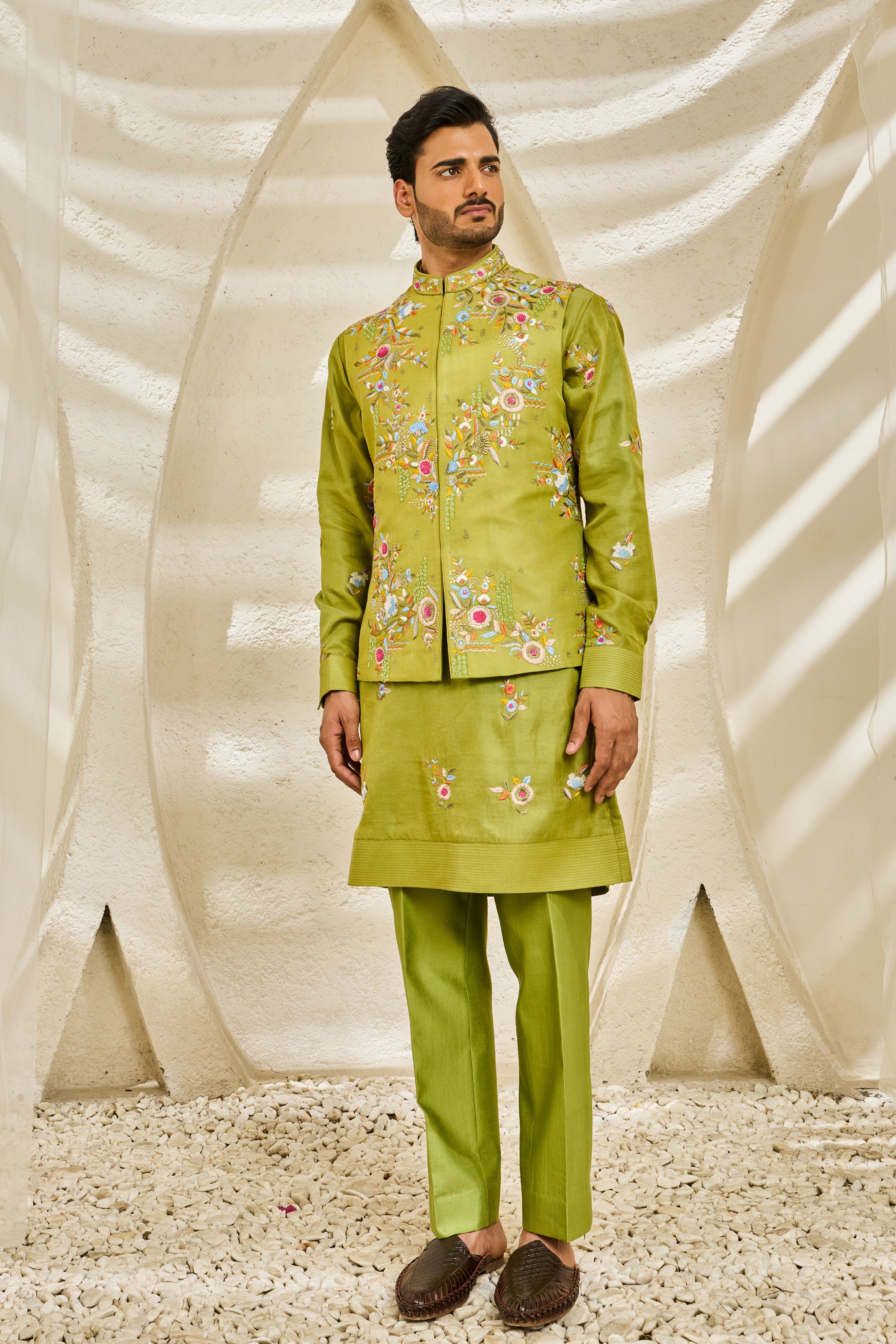 Tota Phool Waistcoat Set