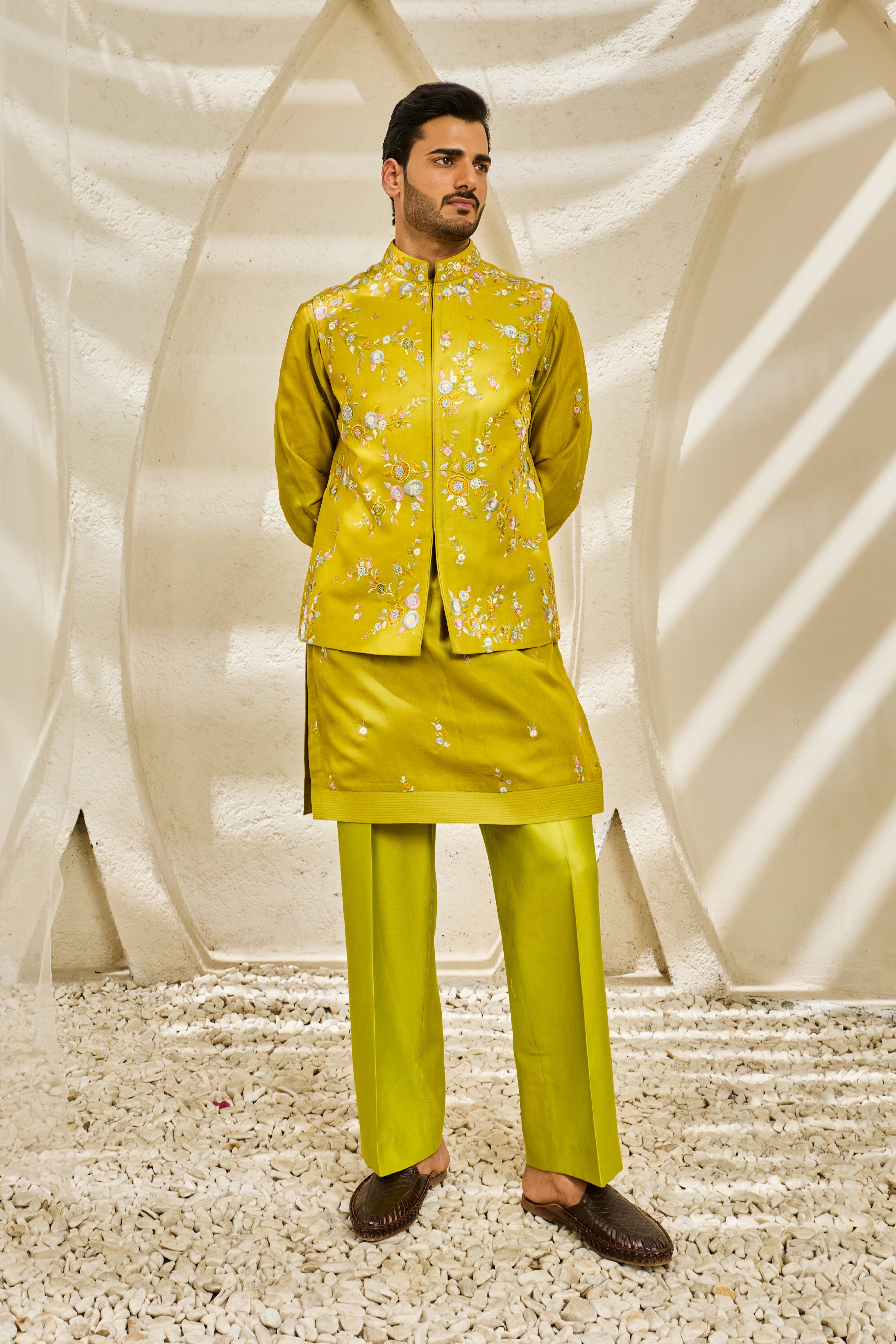 Floral Reverie Waistcoat Set