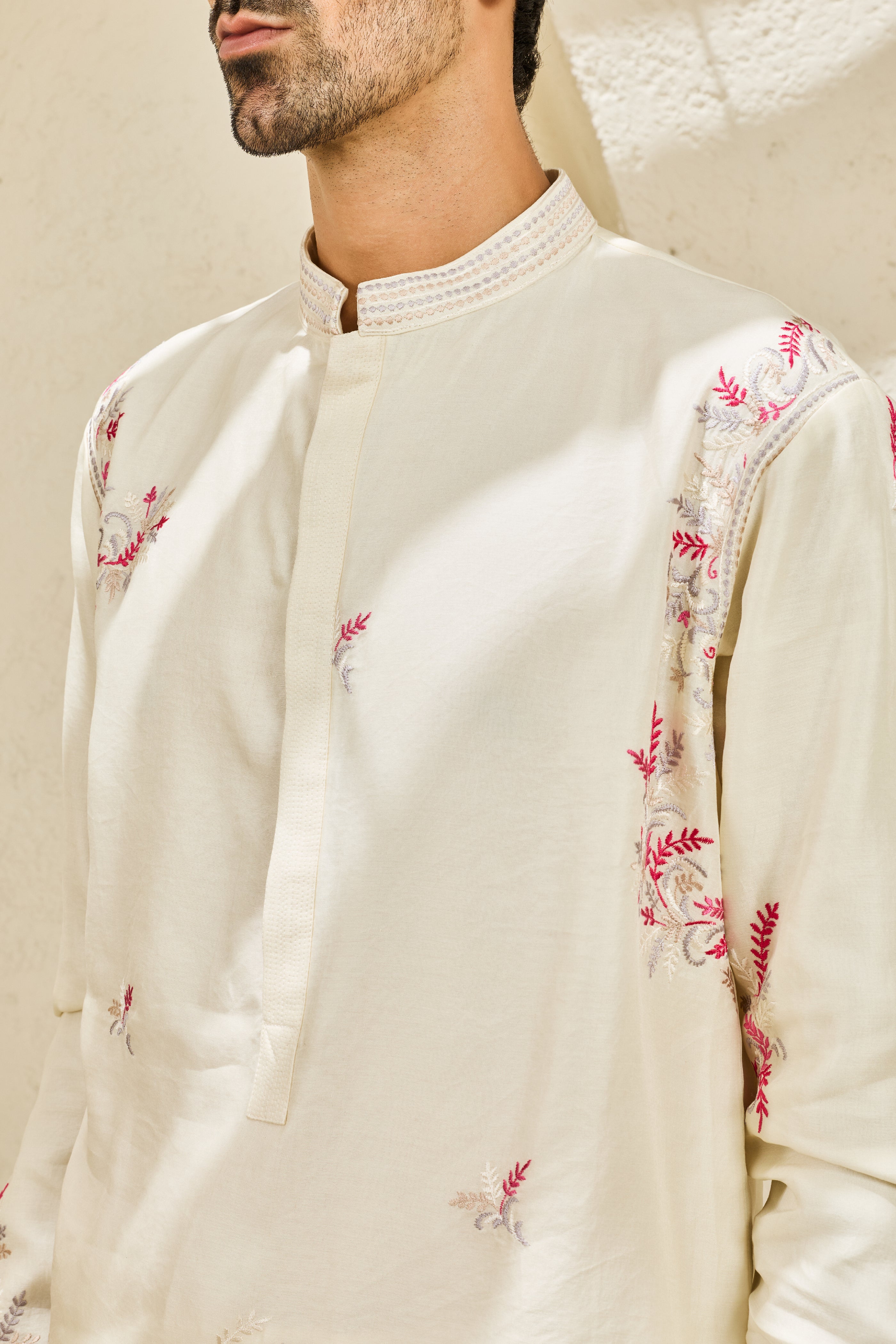 Gulabi Bagh Waistcoat Set