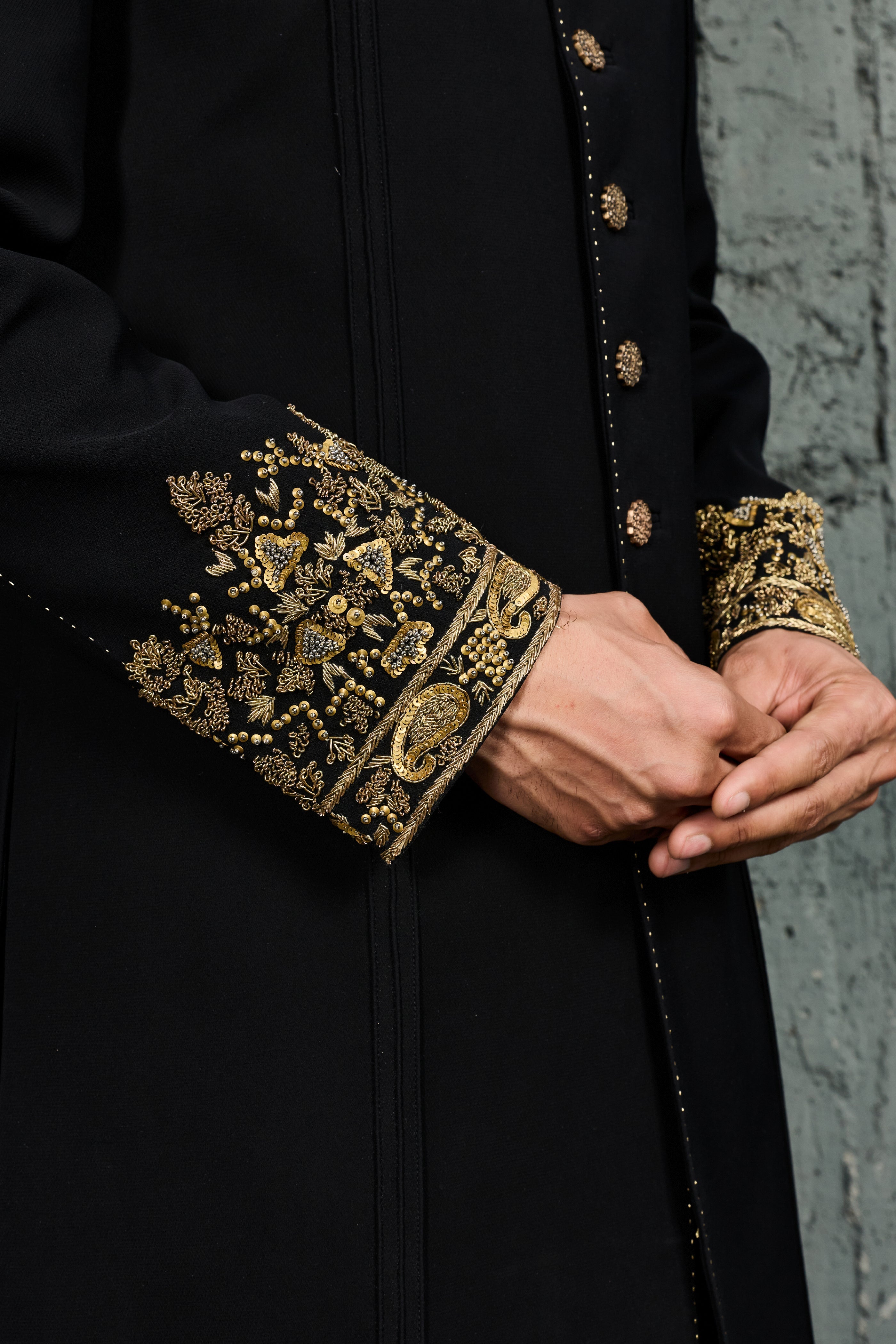 Obsidian Noor Indowestern Set