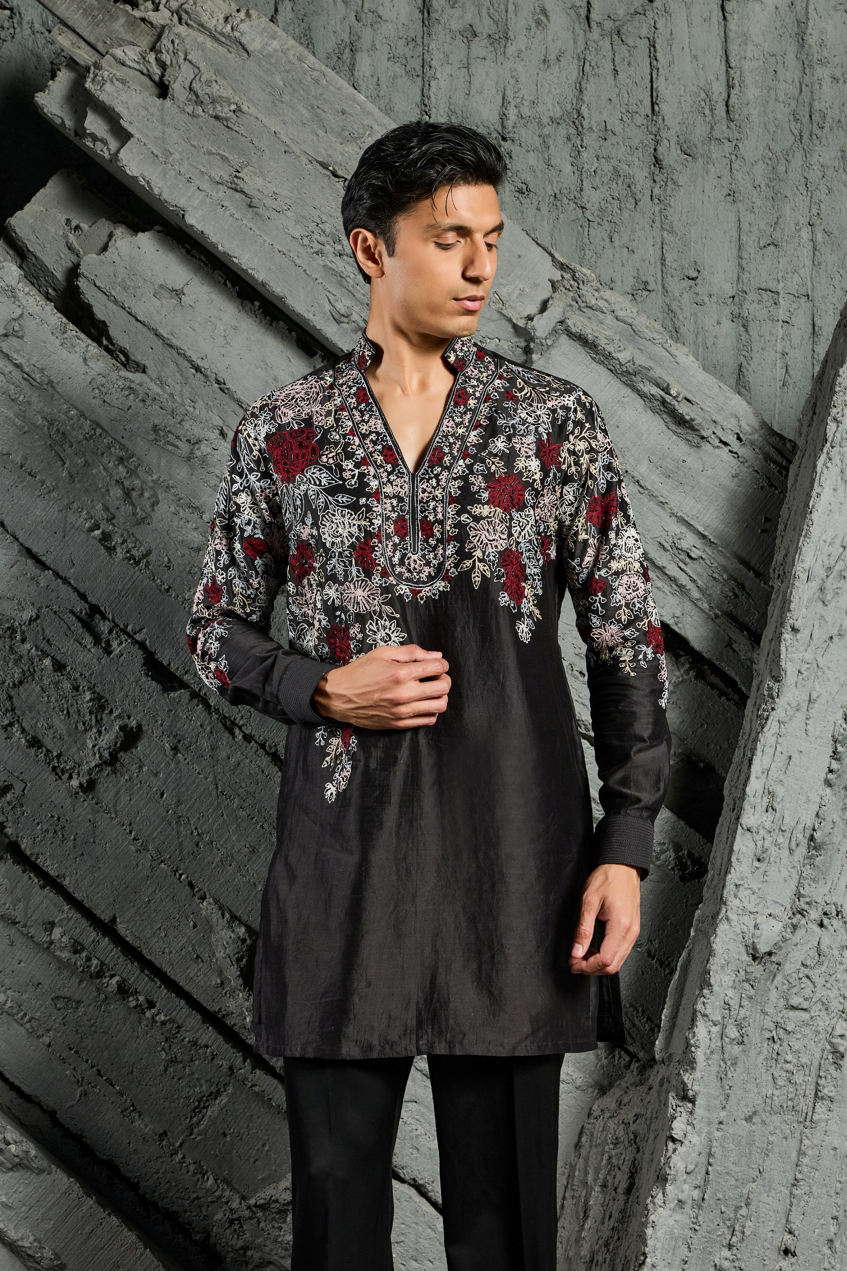 Night Bloom Kurta Set