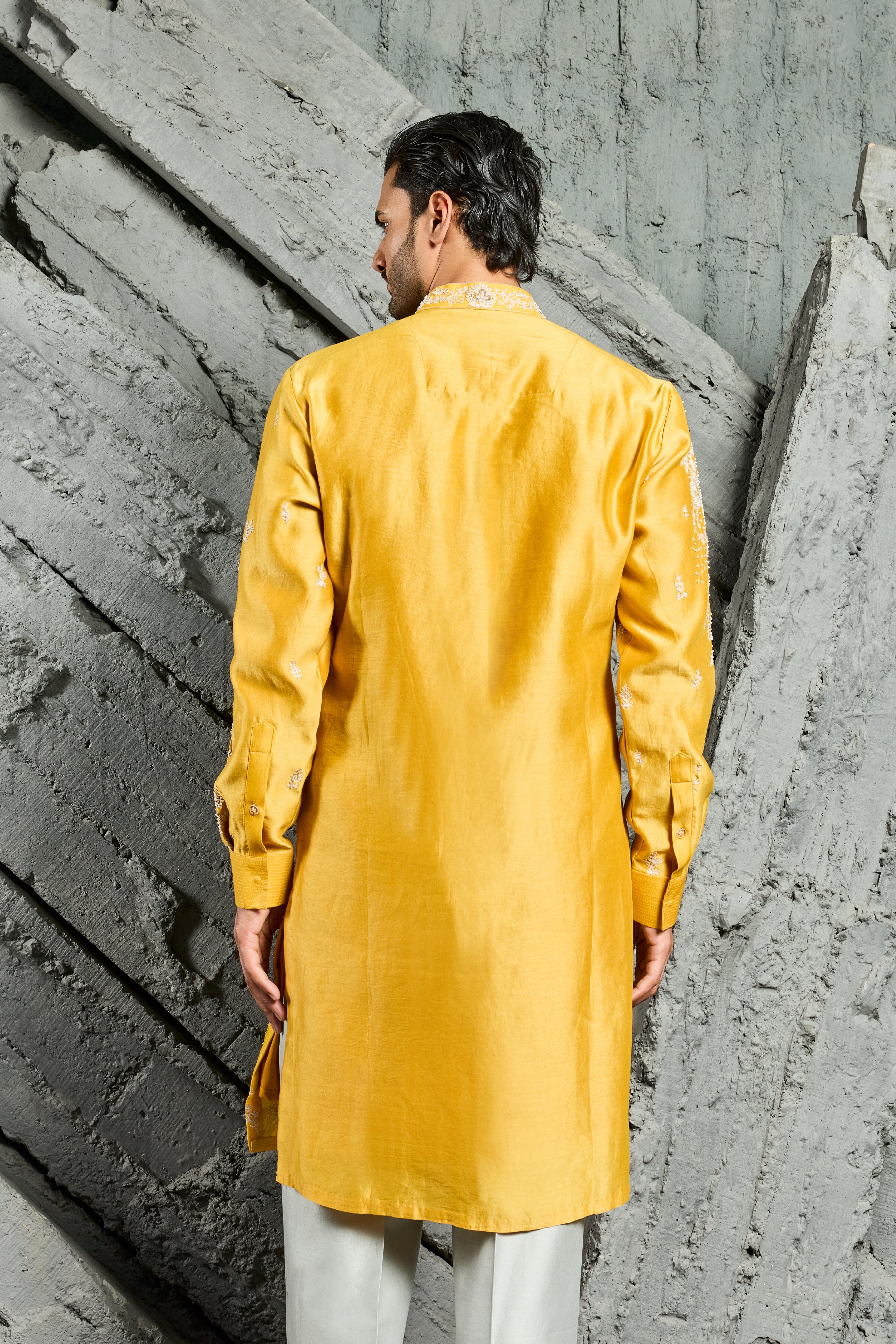 Marigold Dream Embroidered Kurta Set