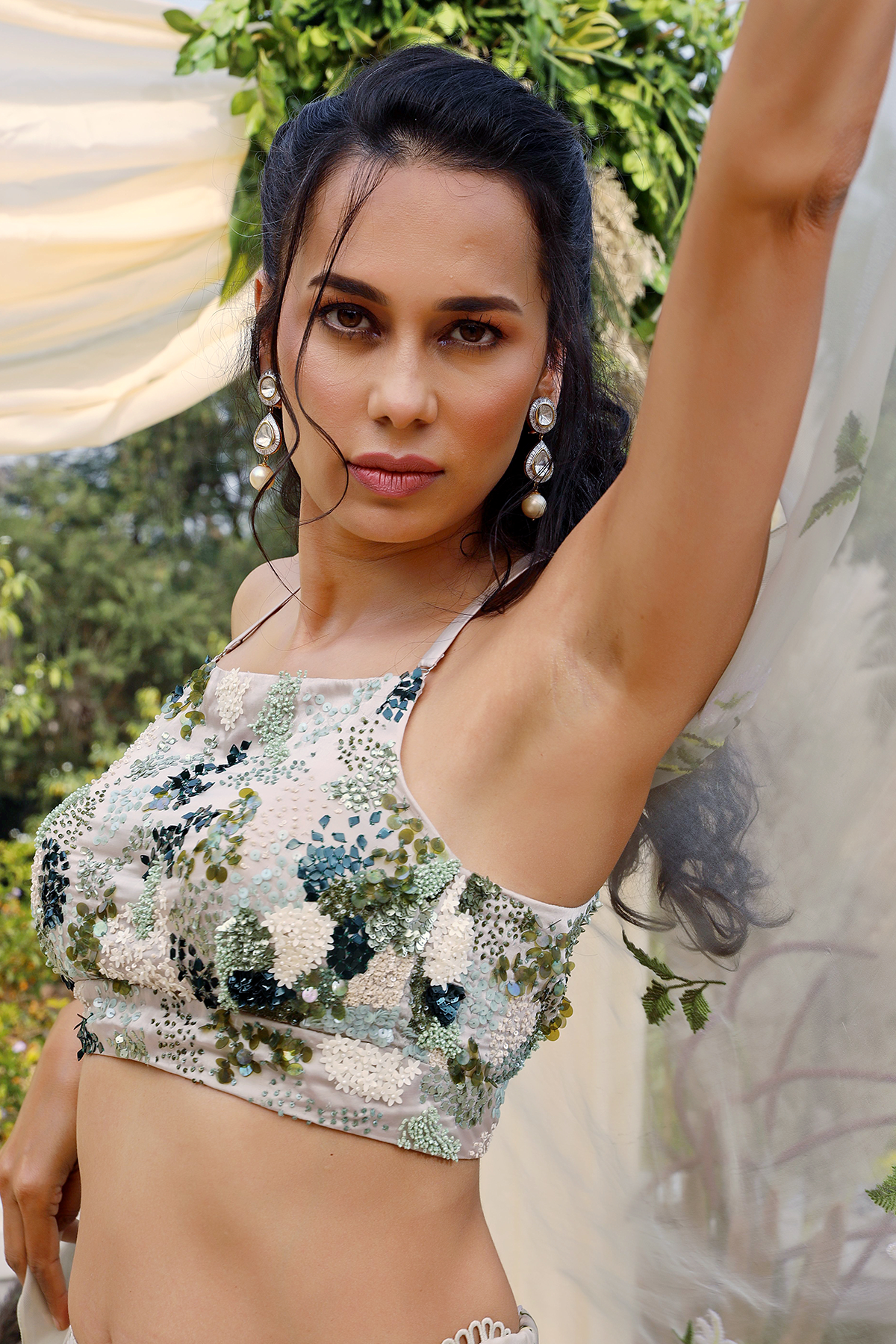 Jade Printed Lehenga Set