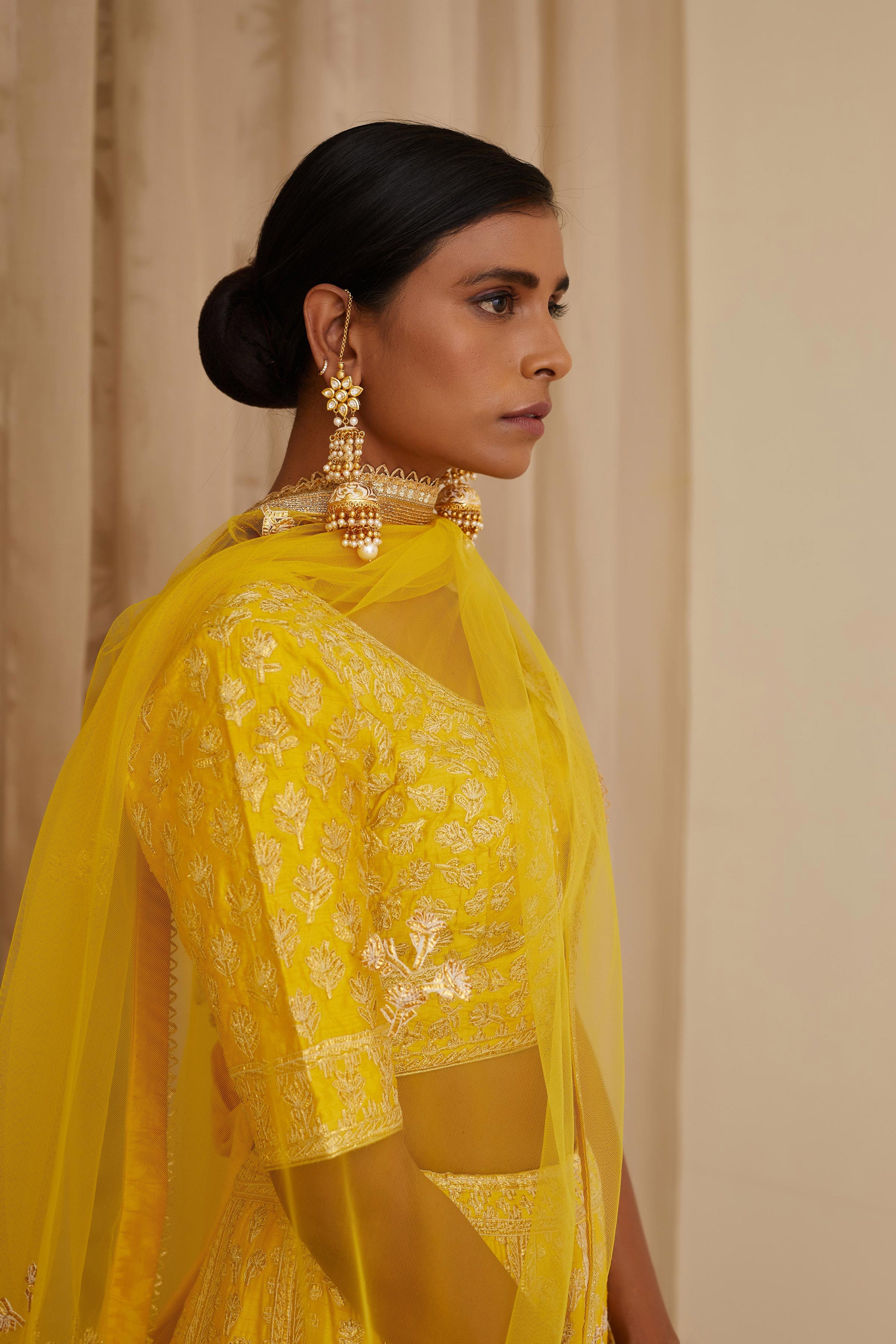Yellow Lehenga Set