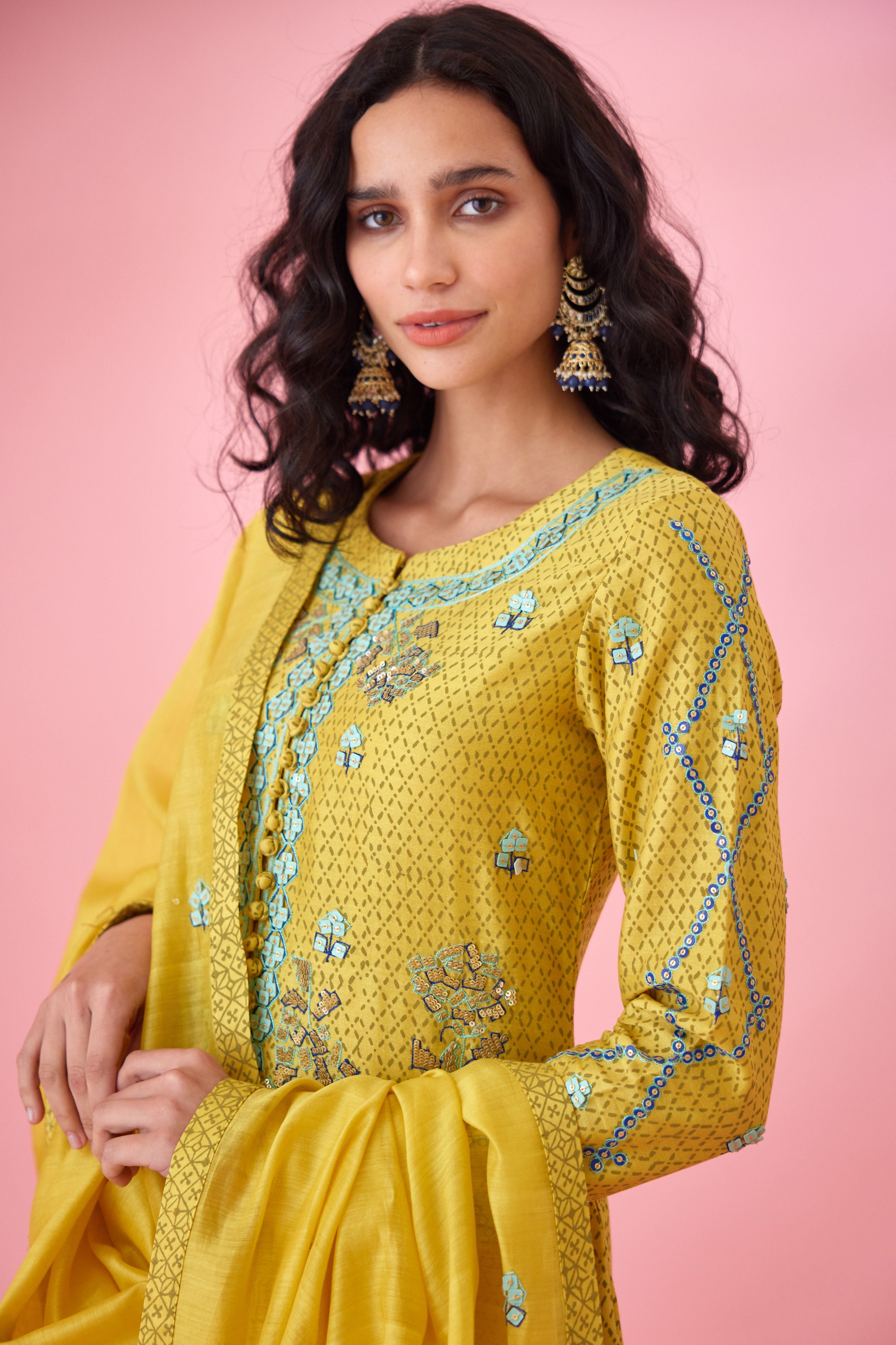 Yellow Kurta Set