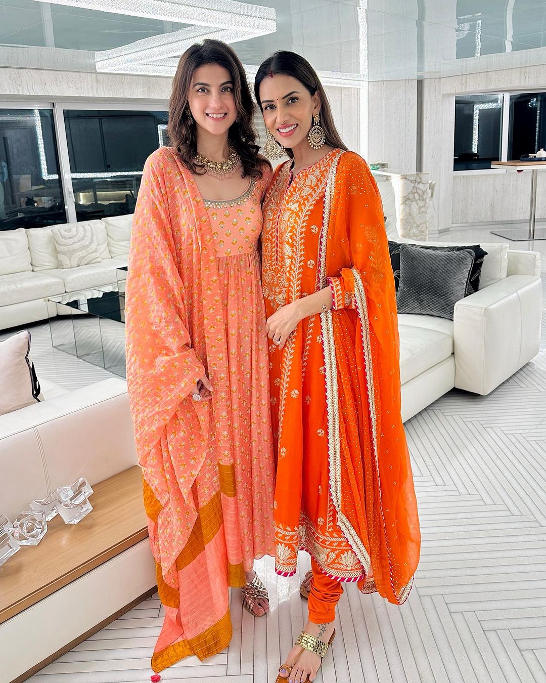 Aarohi Anarkali set-Smriti_khanna