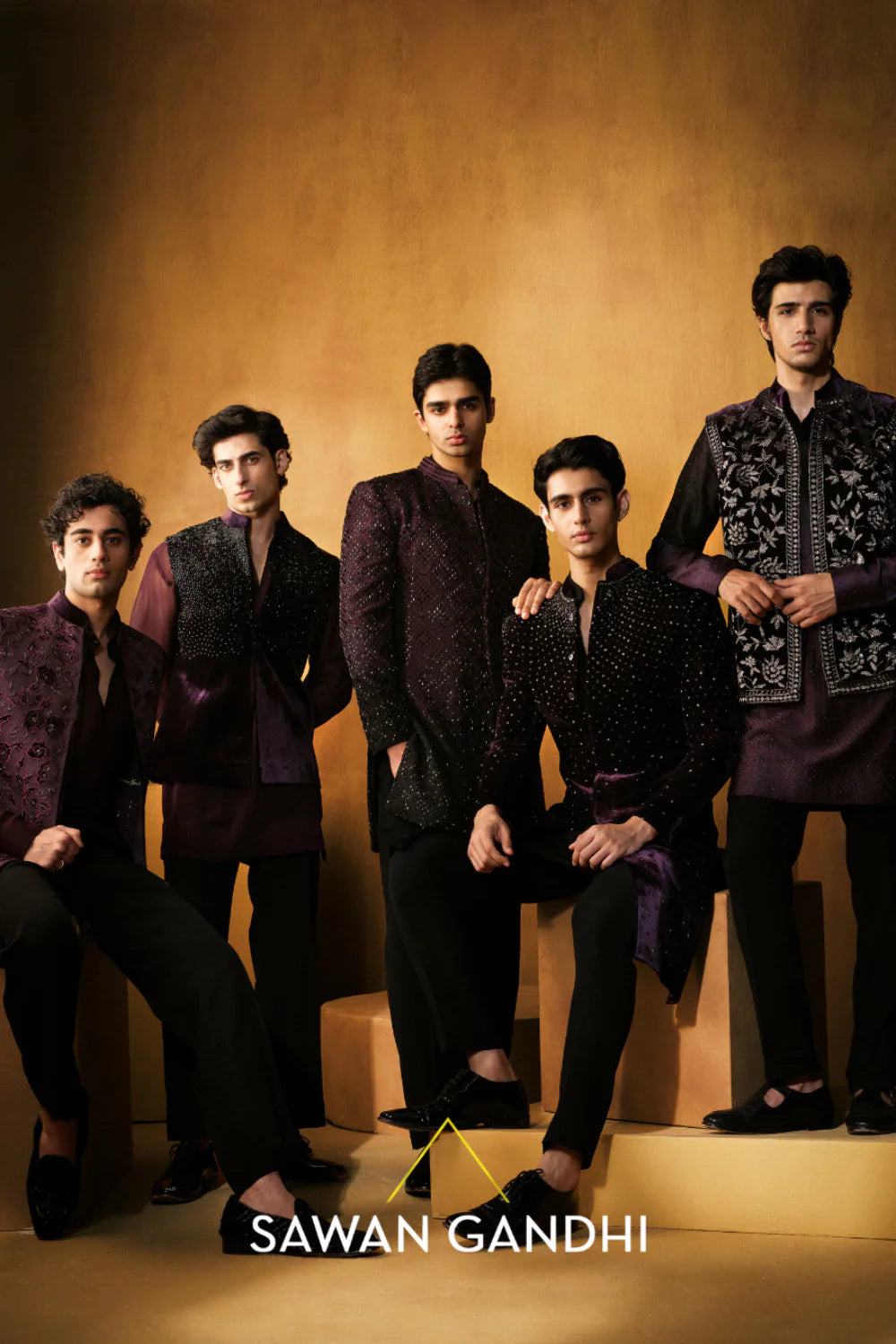 WINE TO BLACK BANDHGALA