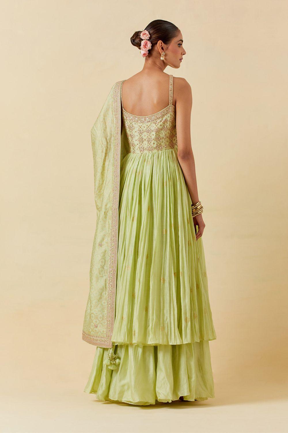 The Ghoomar Anarkali Set