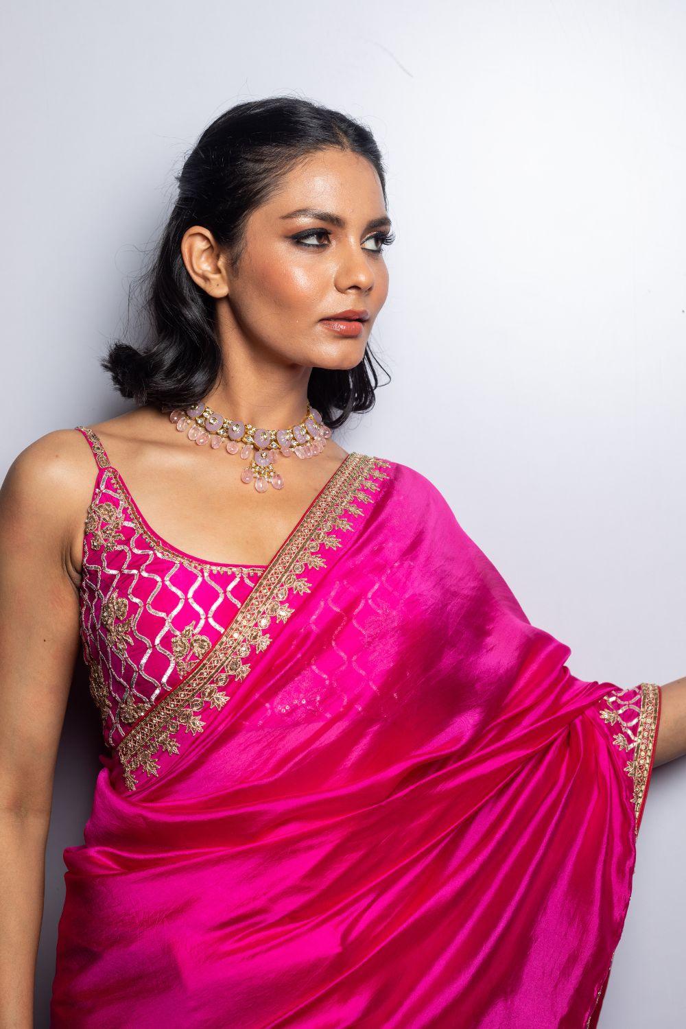 Gulaabi Gulaal Saree Set