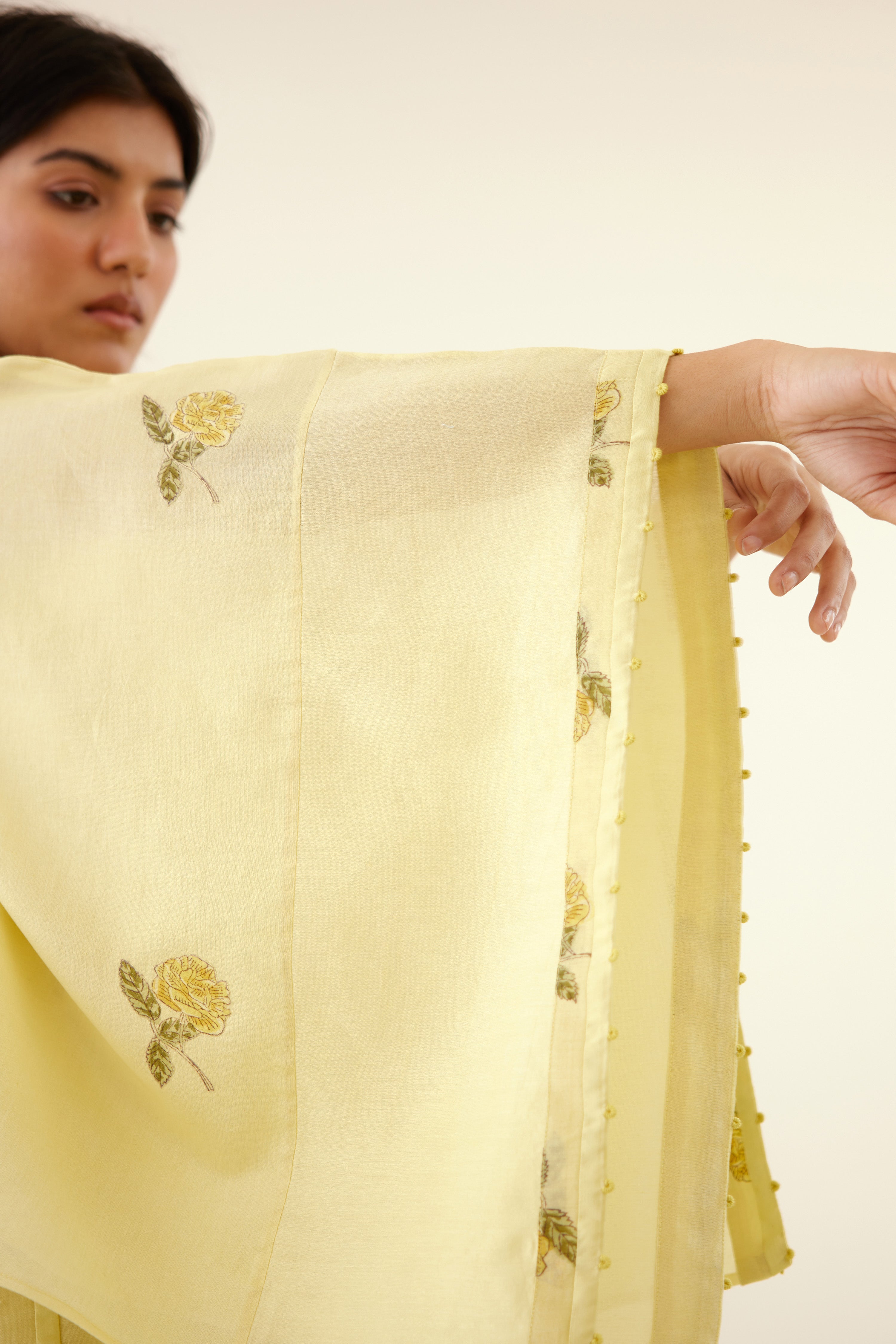 Canary Yellow Kimono Set