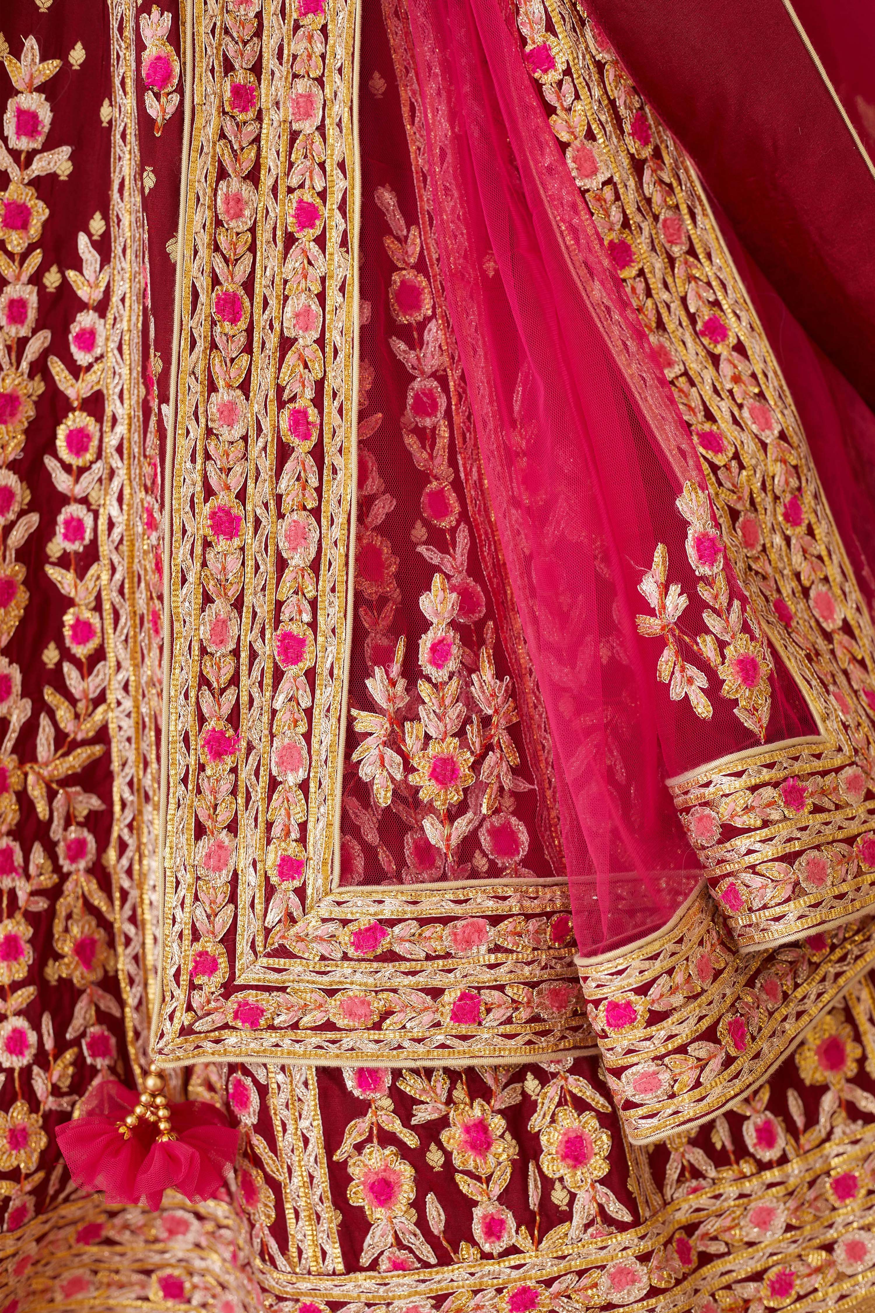 Maroon Lehenga Set