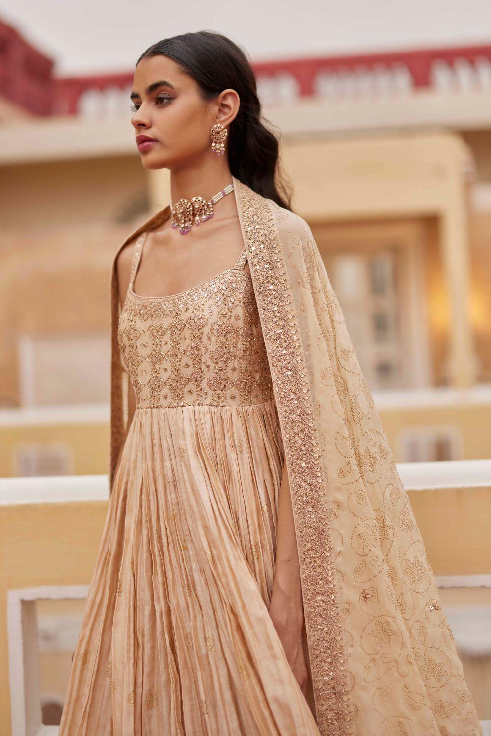 The Ghoomar Anarkali Set