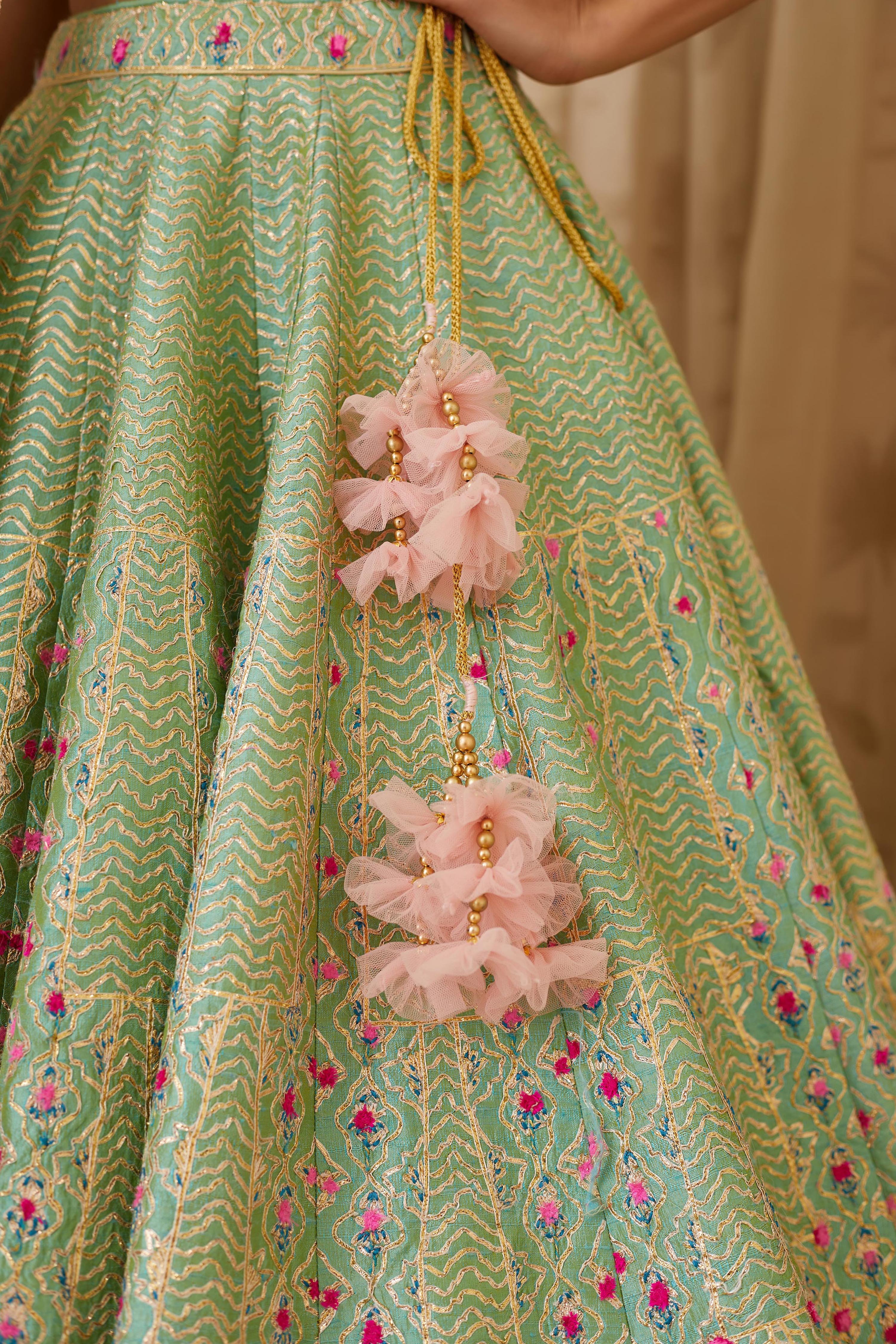 Sea Green Lehenga Set