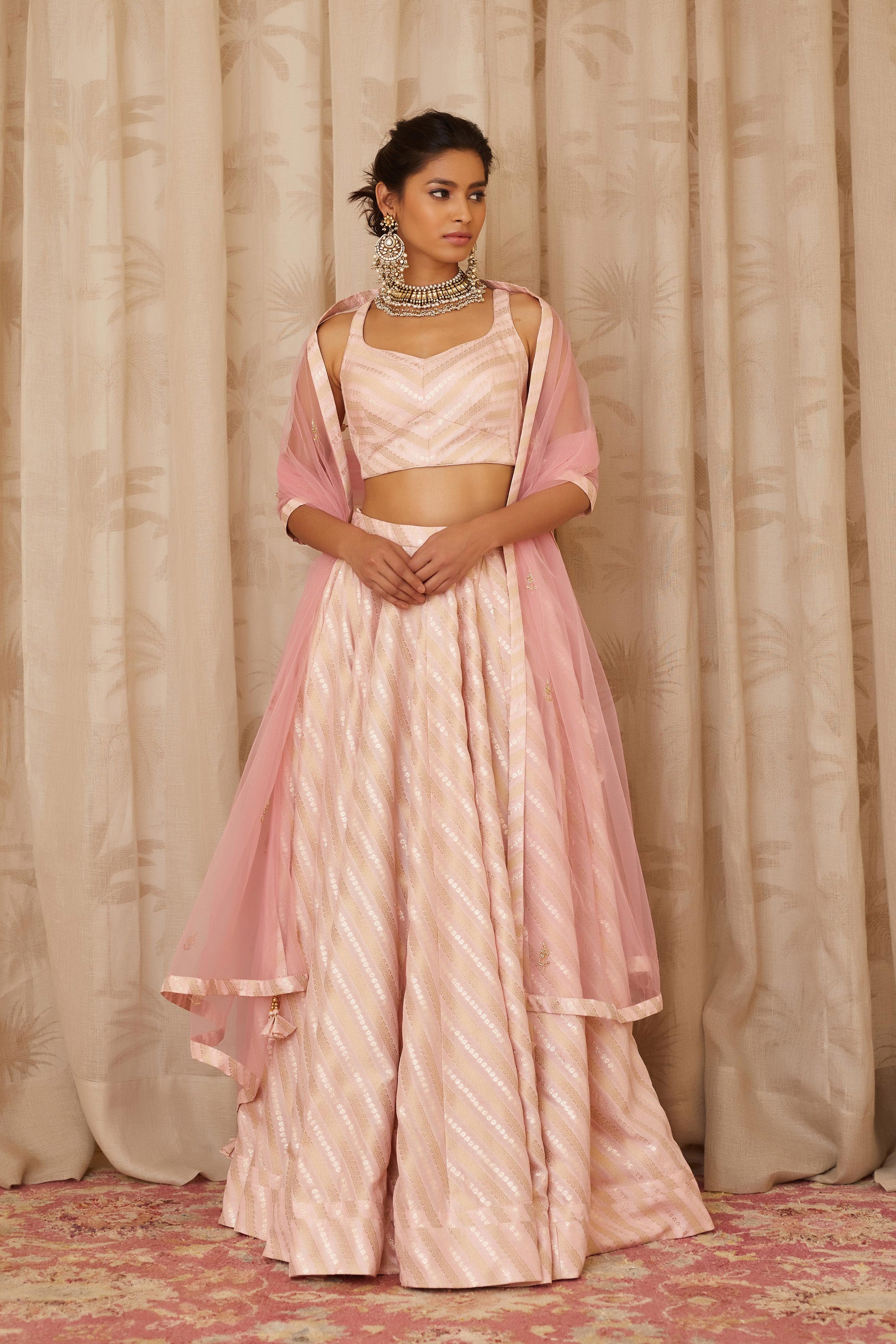 Light Pink Lehenga Set