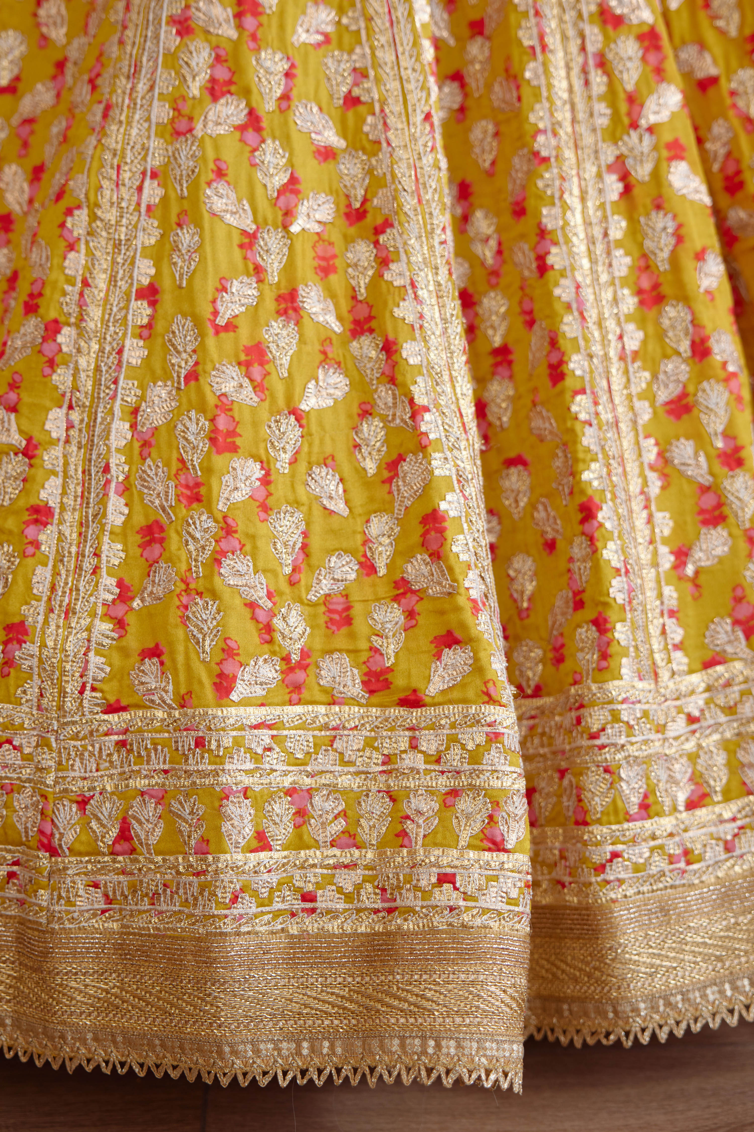 Mustard Yellow Lehenga Set
