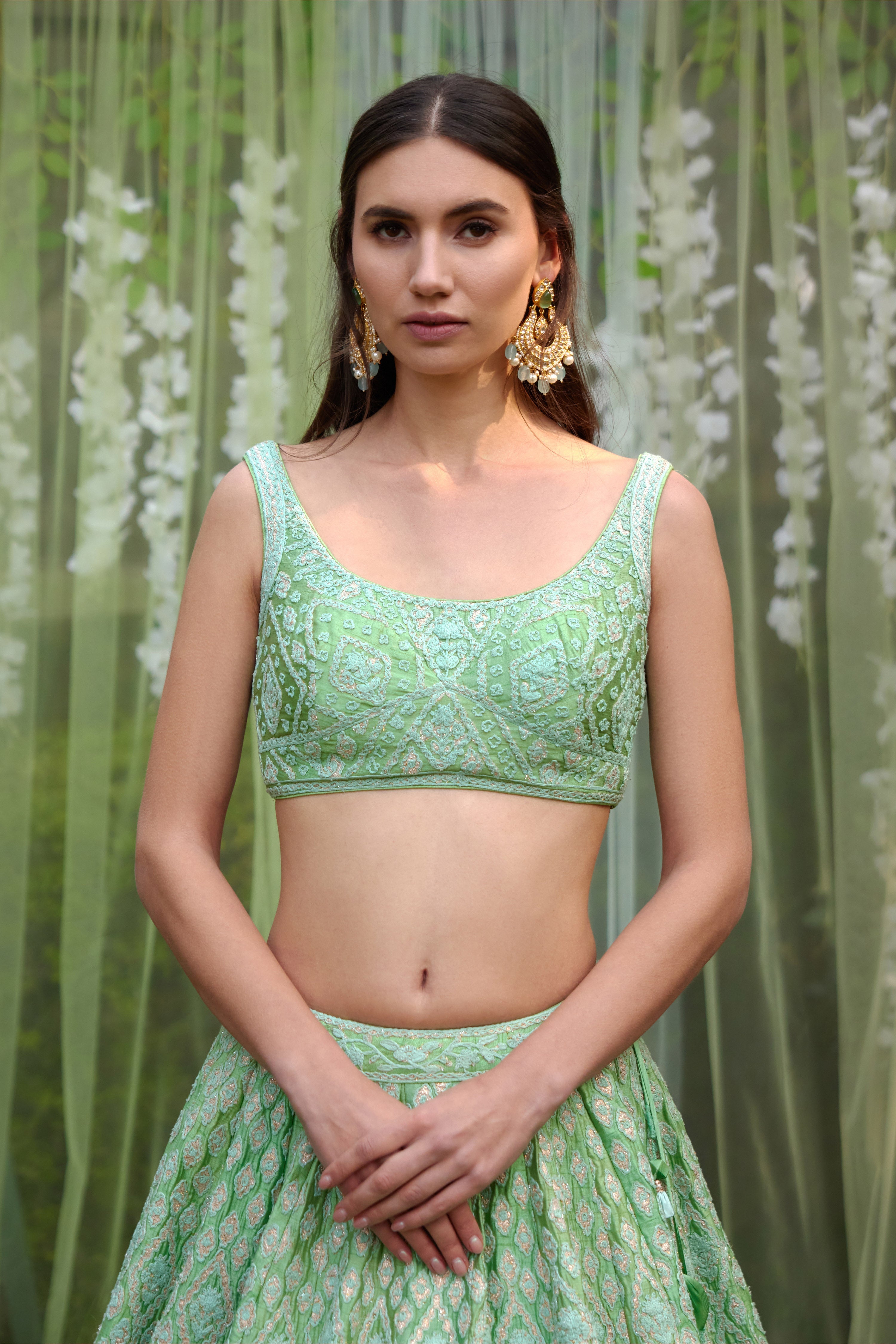 Sea Green Lehenga Set