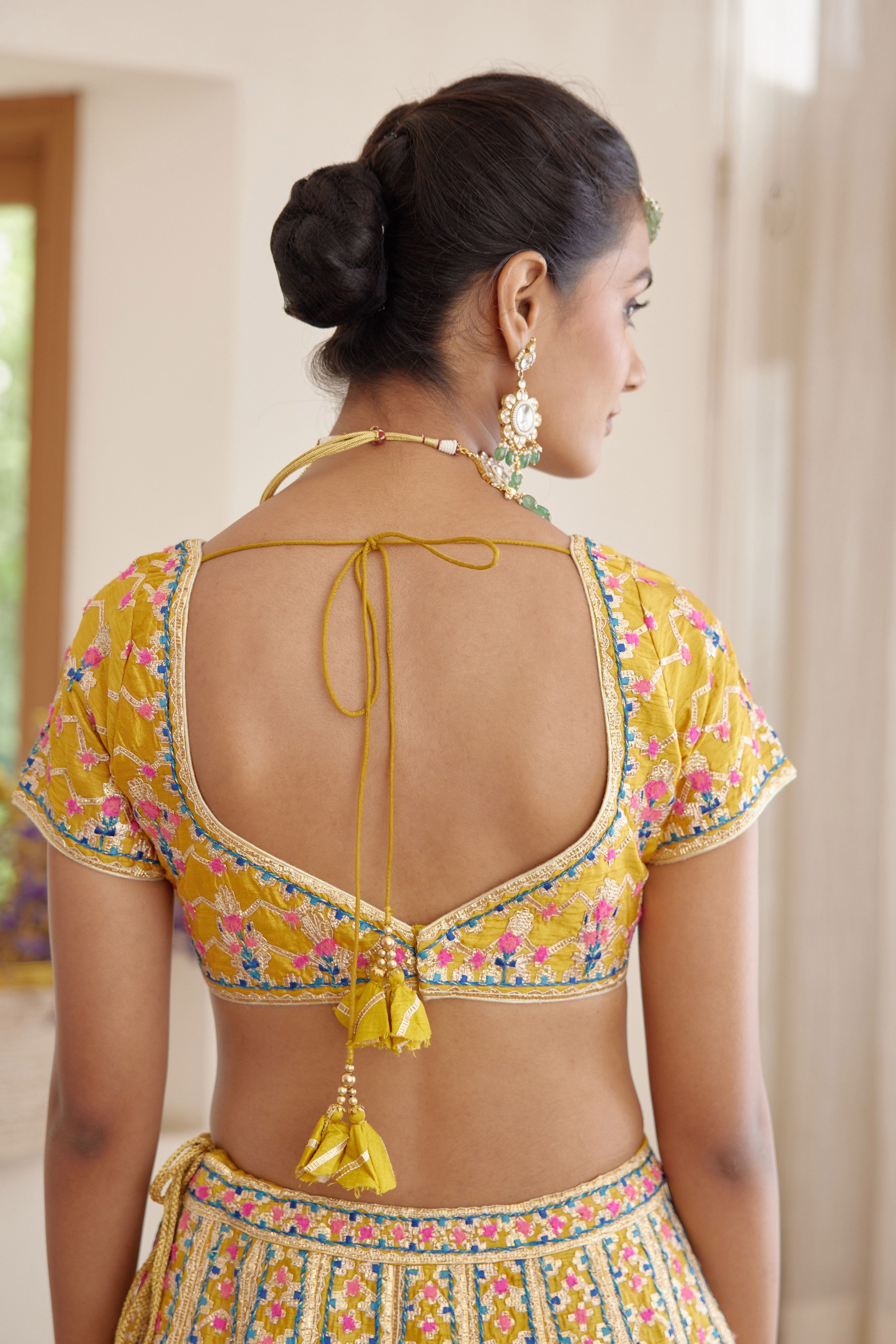 Mustard Yellow Lehenga Set