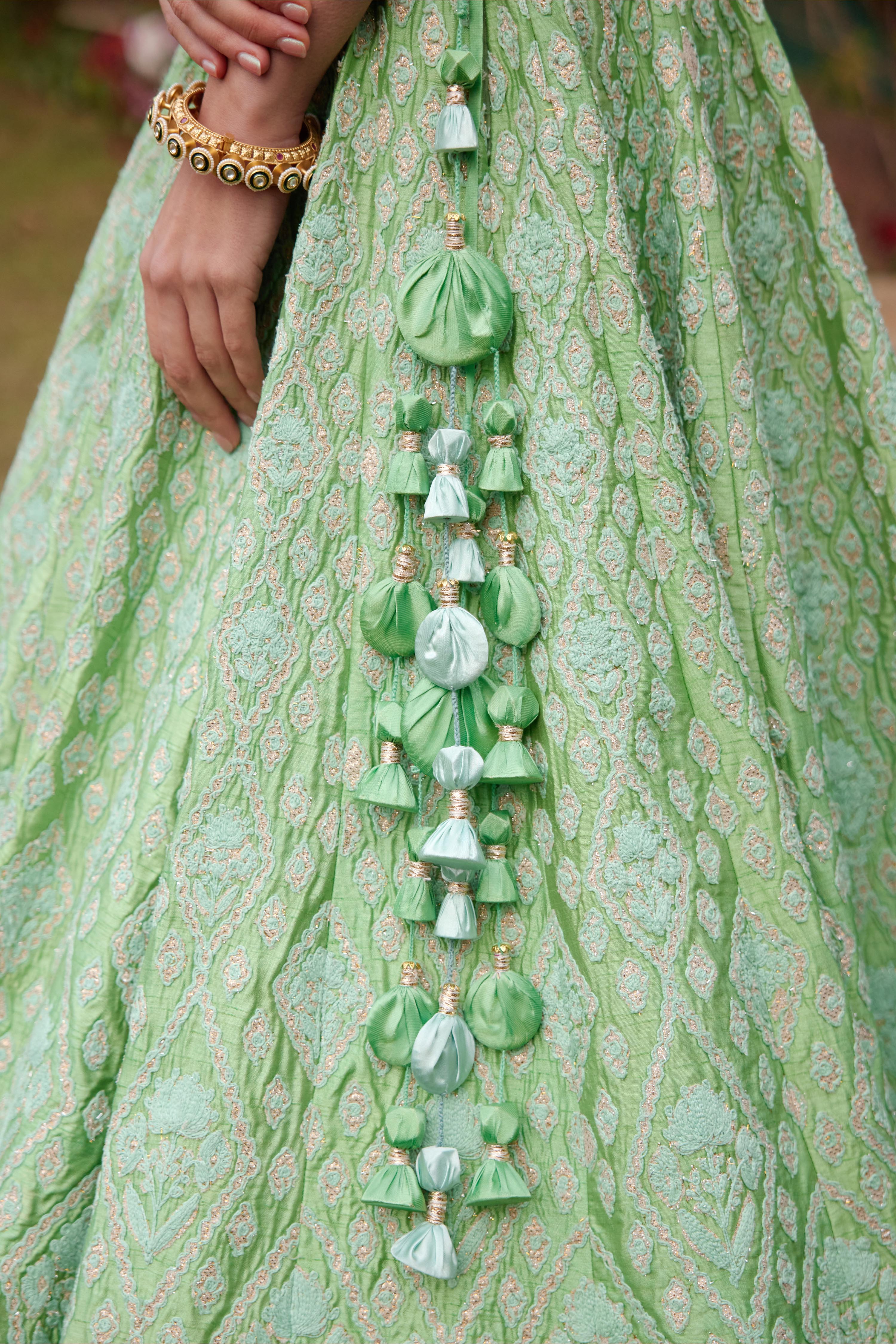 Sea Green Lehenga Set