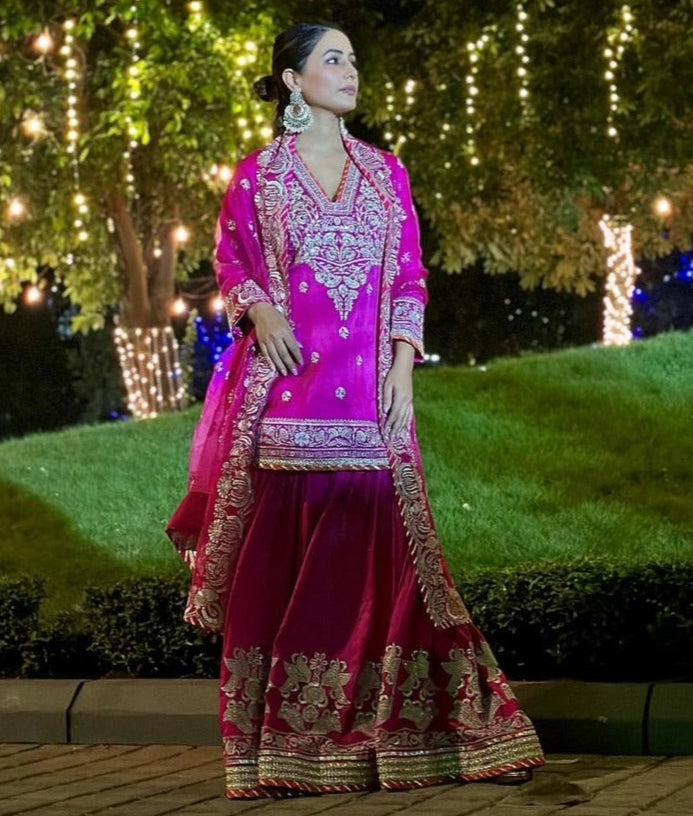 Golconda Kyra Sharara Set