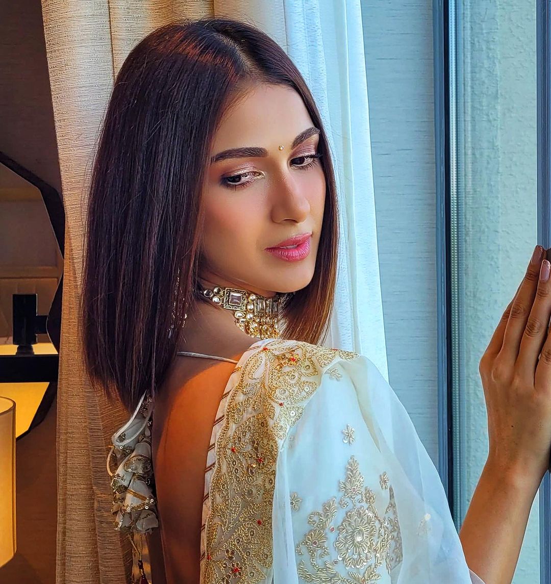 Reha Sukheja in Golconda Shahi Lehenga Set