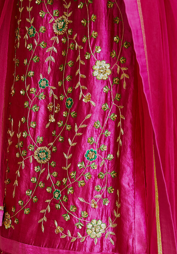 Magenta Pink Lehenga Set