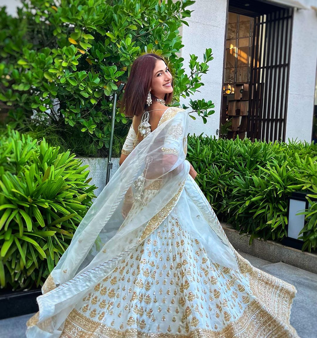Reha Sukheja in Golconda Shahi Lehenga Set