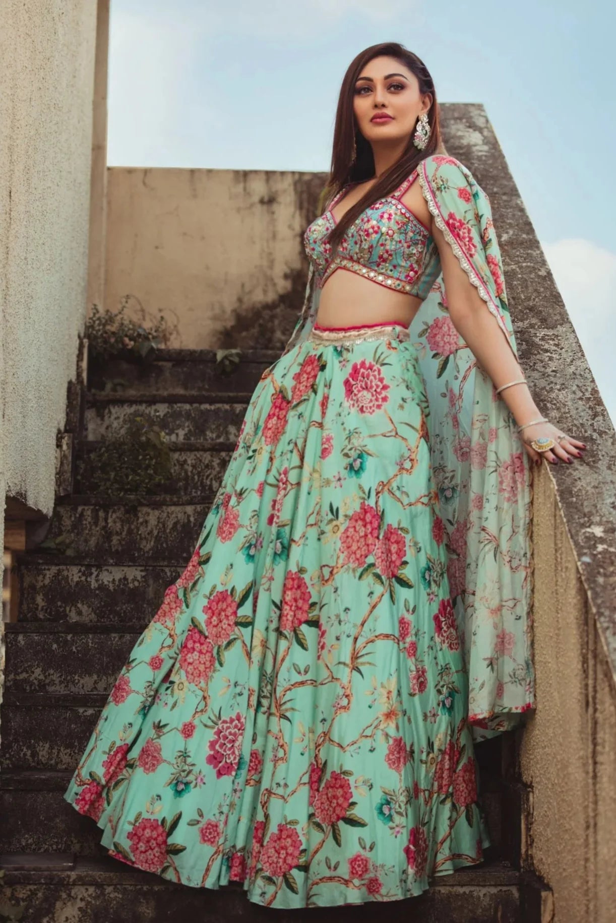 Shefali Zariwala in Dhwani Lehenga Setga Set