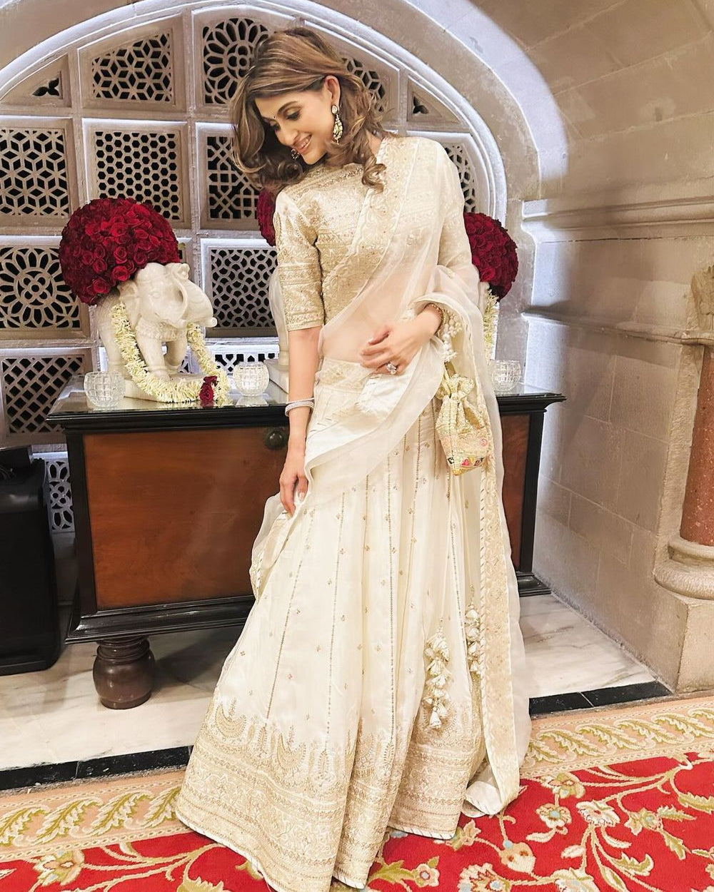 Akanksha Malhotra in Golconda Naima Lehenga Set